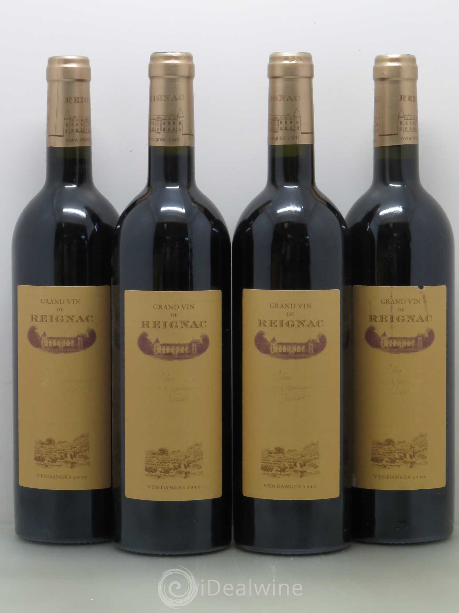 Grand vin de Reignac 2010 - Lot de 4 bouteilles - 0