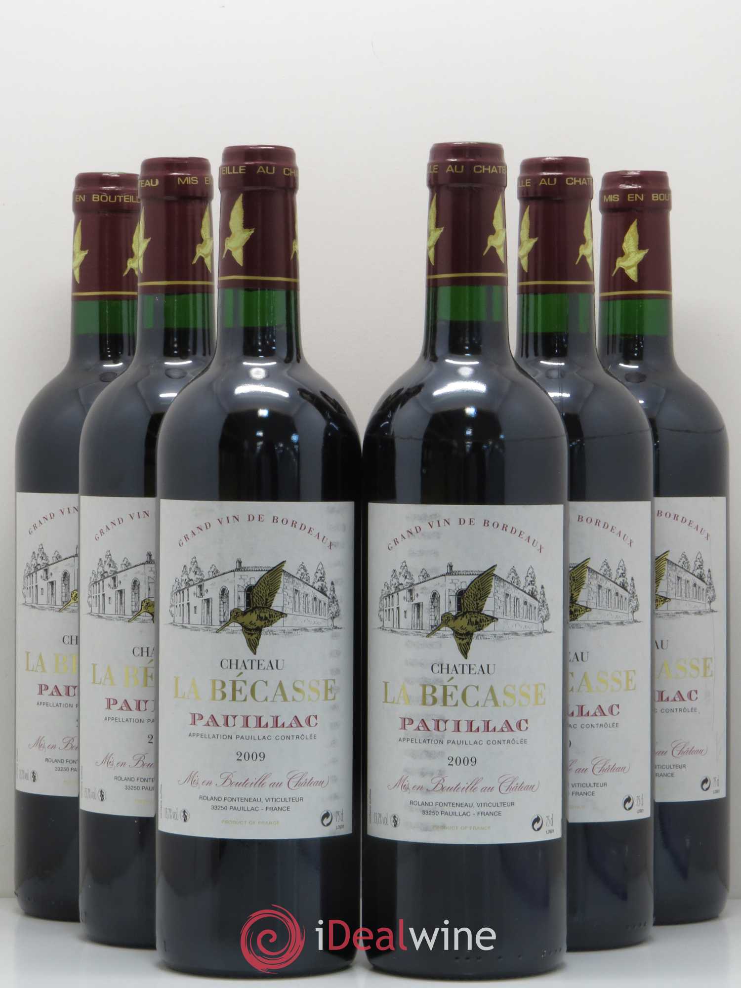 Château la Bécasse 2009 - Lot de 6 bouteilles - 0