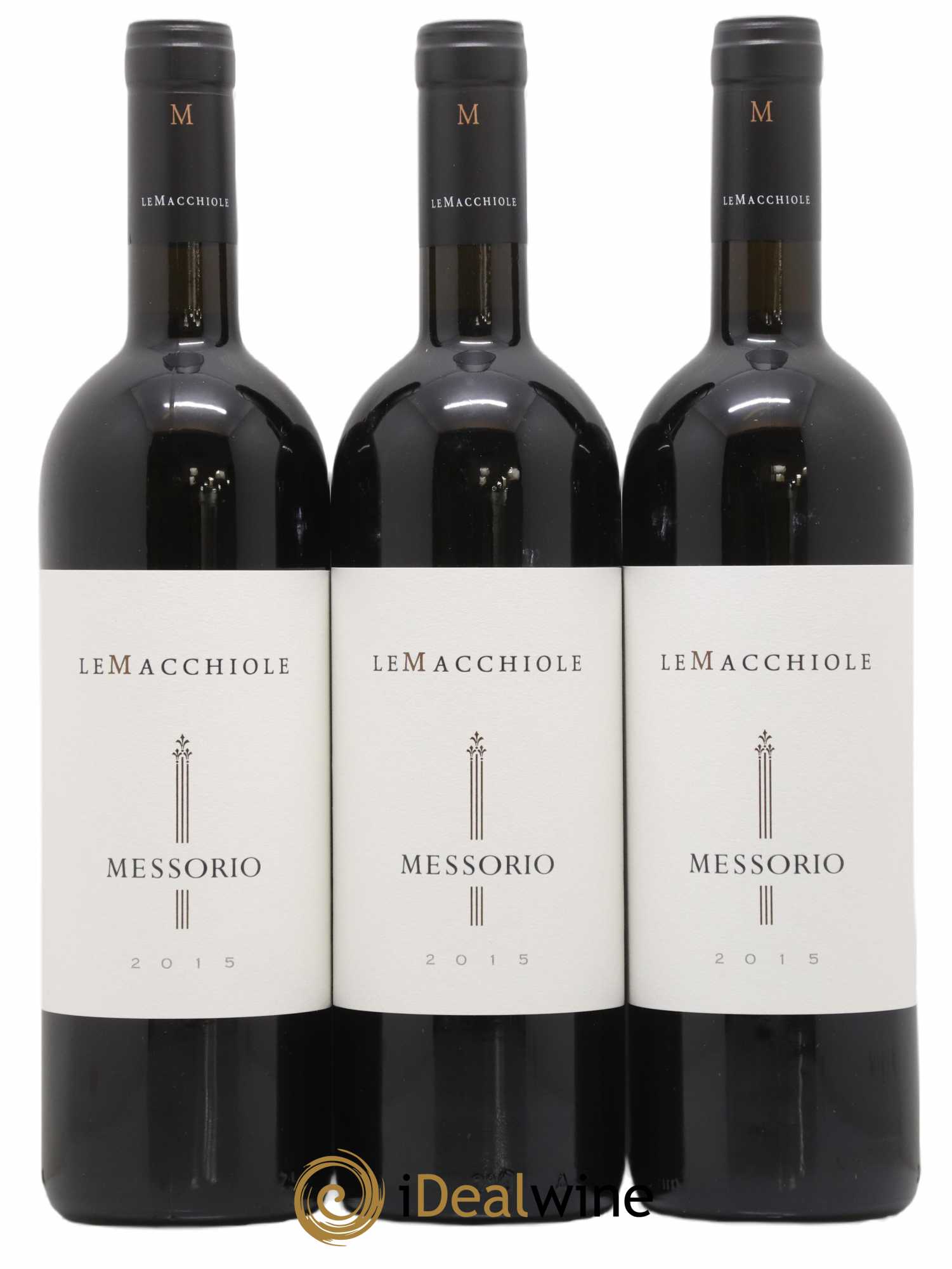 Toscana IGT Le Macchiole Messorio 2015 - Lot de 3 bouteilles - 1