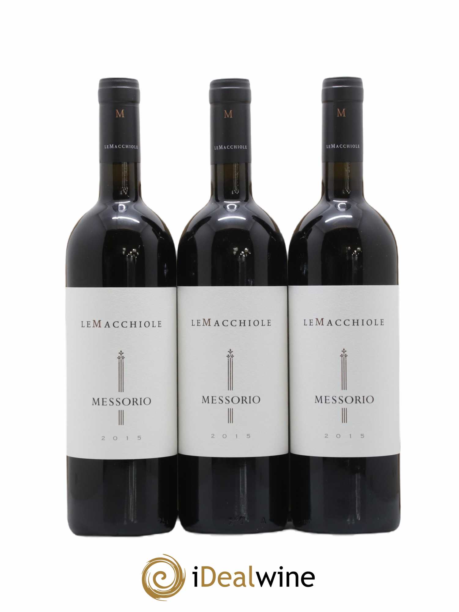 Toscana IGT Le Macchiole Messorio 2015 - Lot de 3 bouteilles - 0