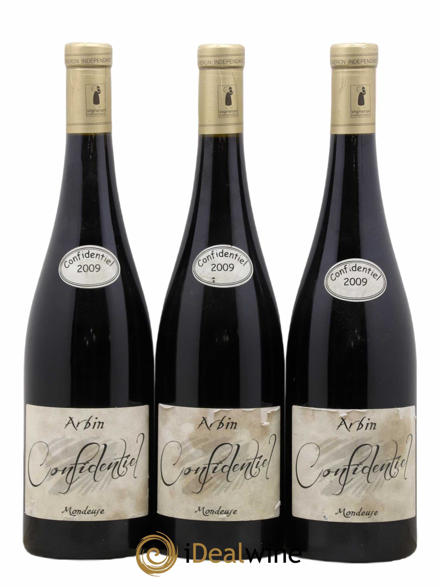 Vin de Savoie Arbin Mondeuse Confidentiel Trosset 2009 - Lot de 3 bouteilles - 0