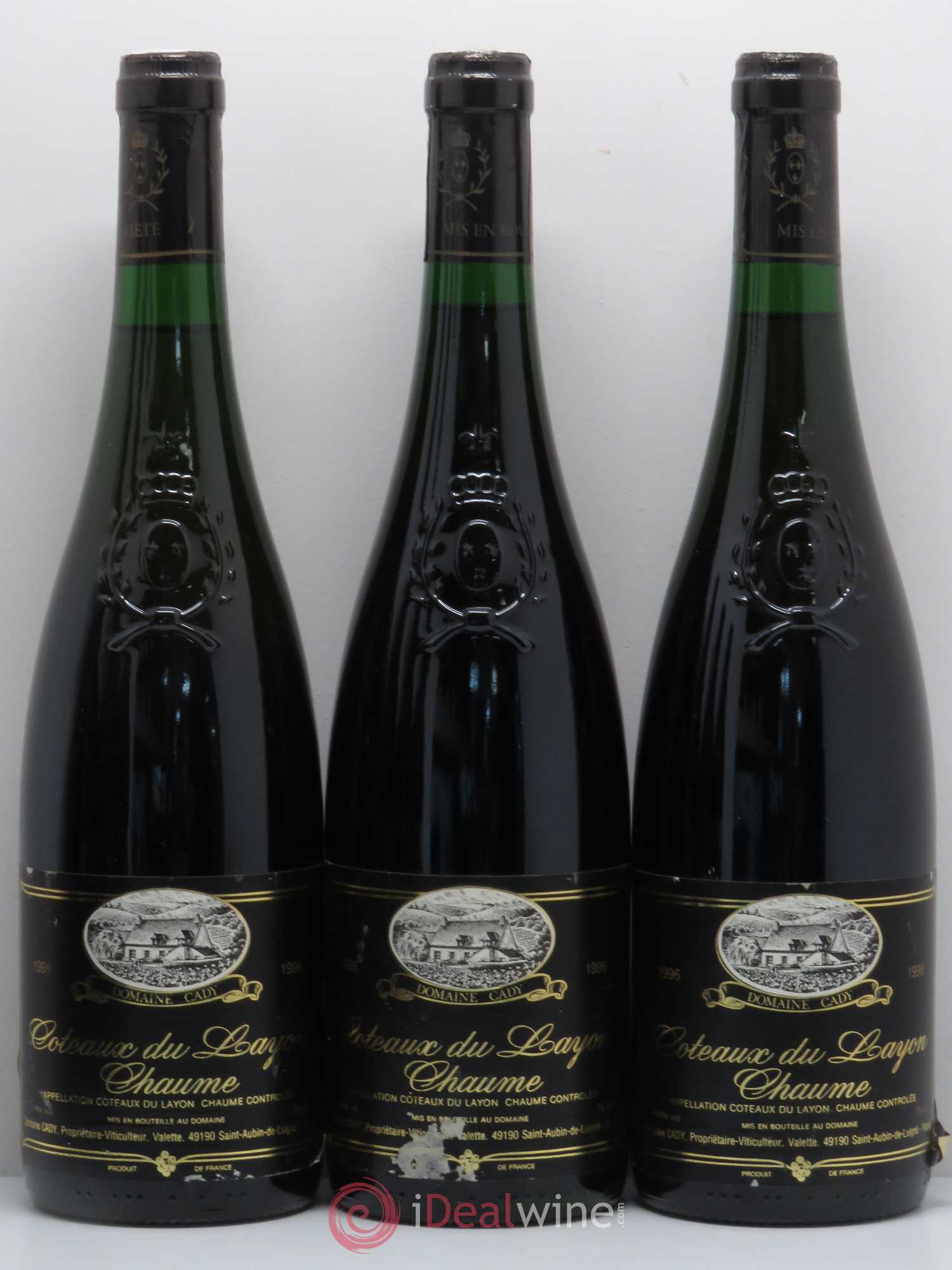 Coteaux du Layon Domaine Cady (no reserve) 1996 - Lot of 6 bottles - 1