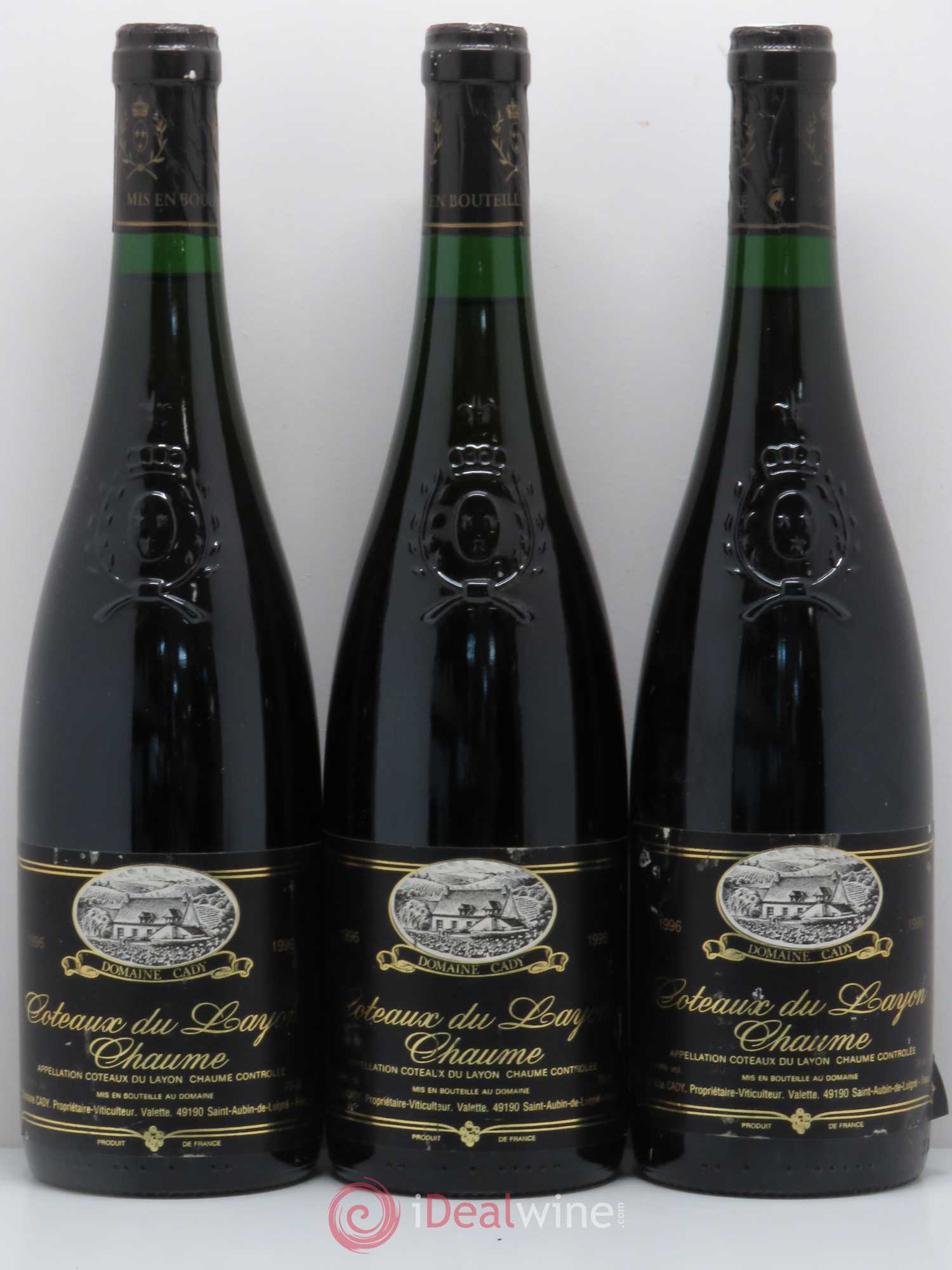 Coteaux du Layon Domaine Cady (no reserve) 1996 - Lot of 6 bottles - 2