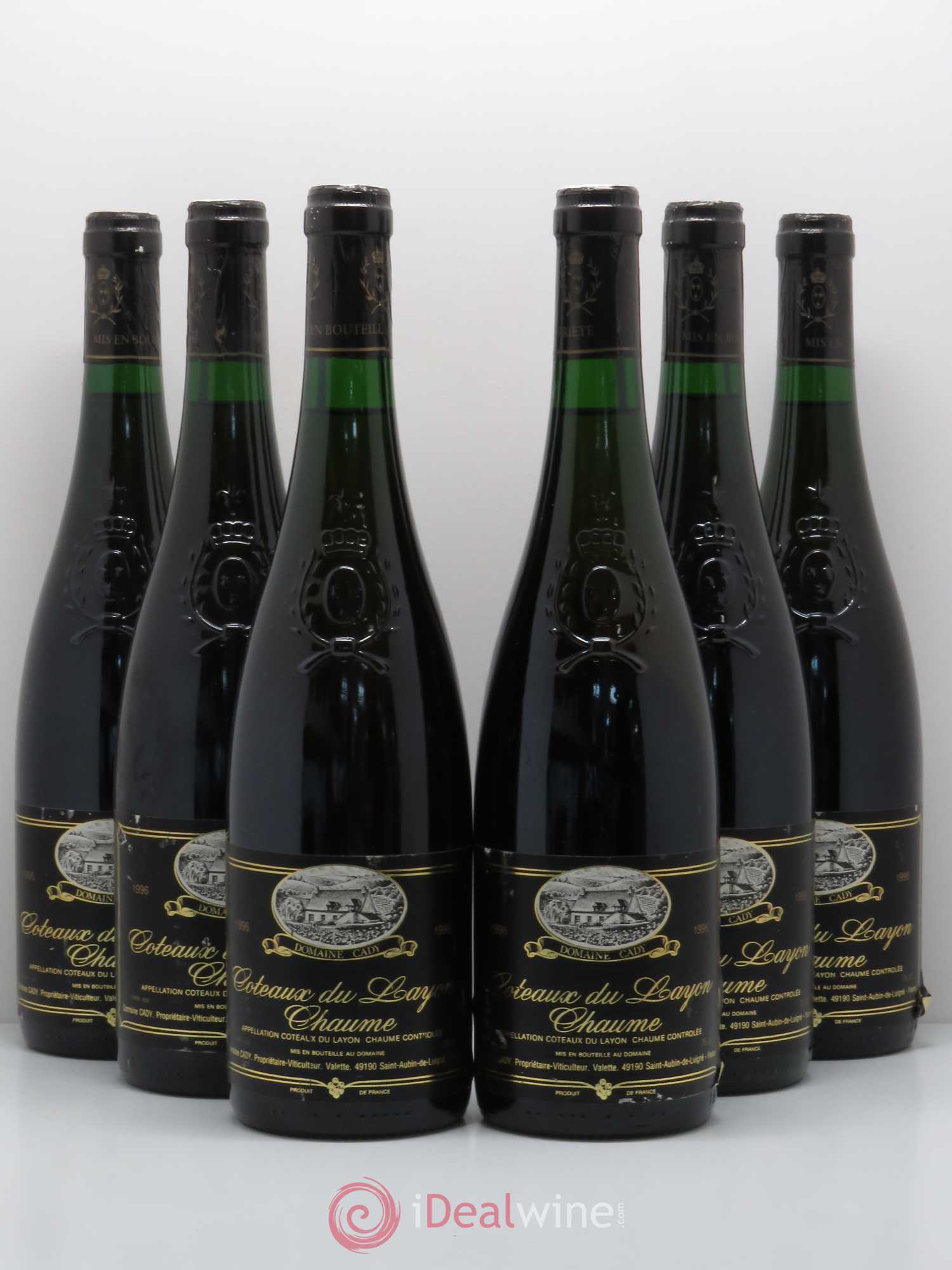 Coteaux du Layon Domaine Cady (no reserve) 1996 - Lot of 6 bottles - 0