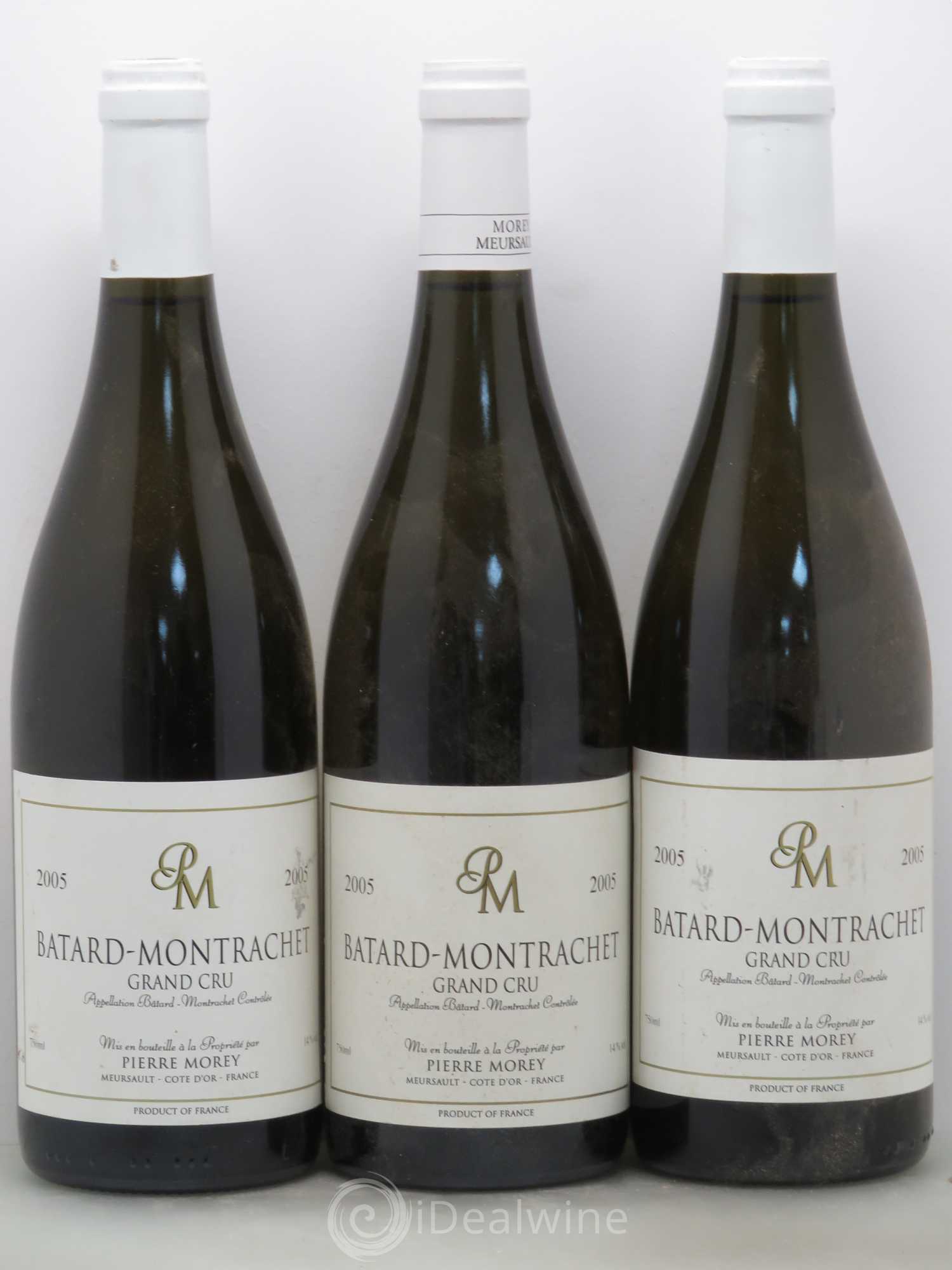 Bâtard-Montrachet Grand Cru Pierre Morey (Domaine) 2005 - Lot of 3 bottles - 0