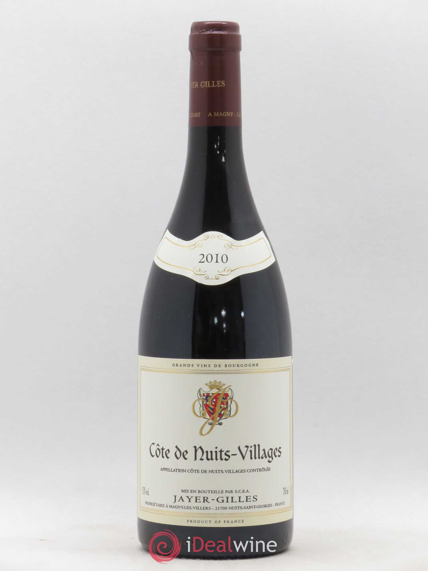 Côte de Nuits-Villages Hoffmann-Jayer (anciennement Jayer-Gilles) 2010 - Lot of 1 bottle - 0