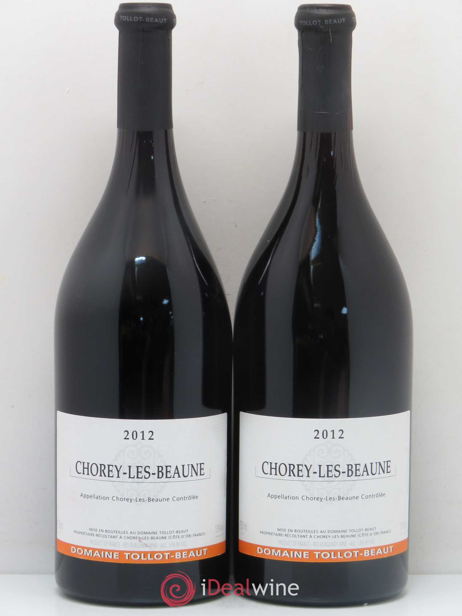 Chorey-lès-Beaune Domaine Tollot Beaut 2012 - Lot de 2 bouteilles - 0