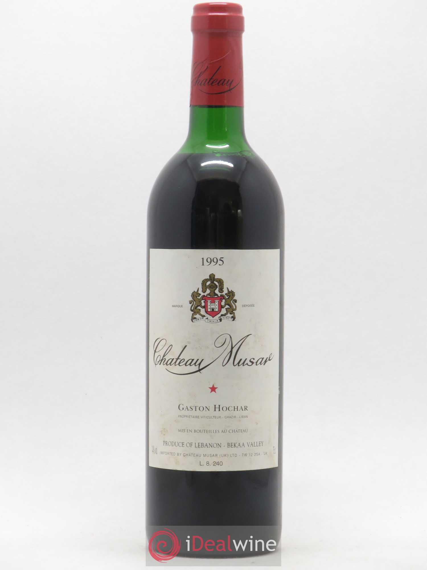 Château Musar Serge Hochar 1995 - Lot de 1 bouteille - 0