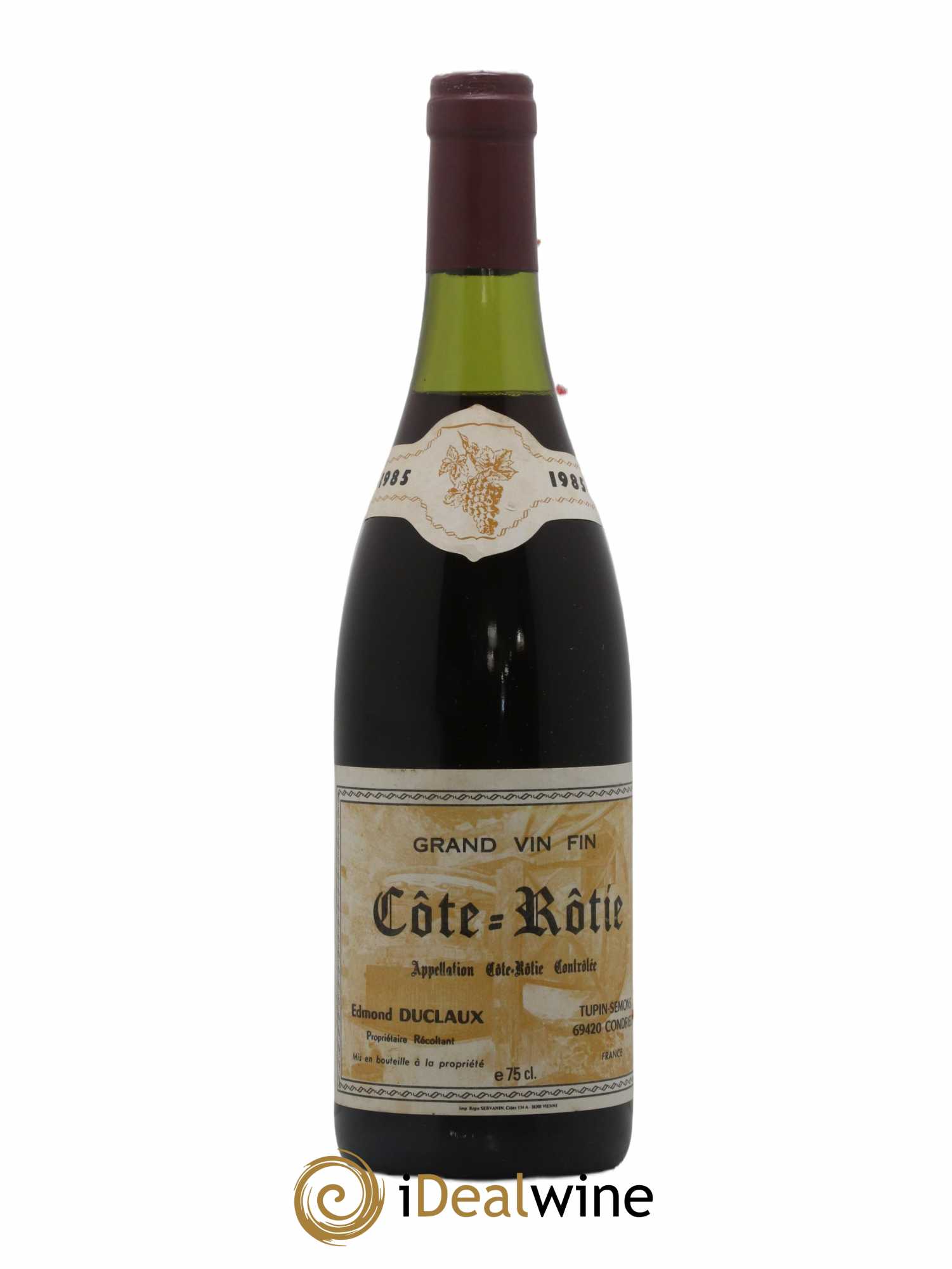 Côte-Rôtie Edmond Duclaux (senza prezzo di riserva) 1985 - Lotto di 1 bottiglia - 0