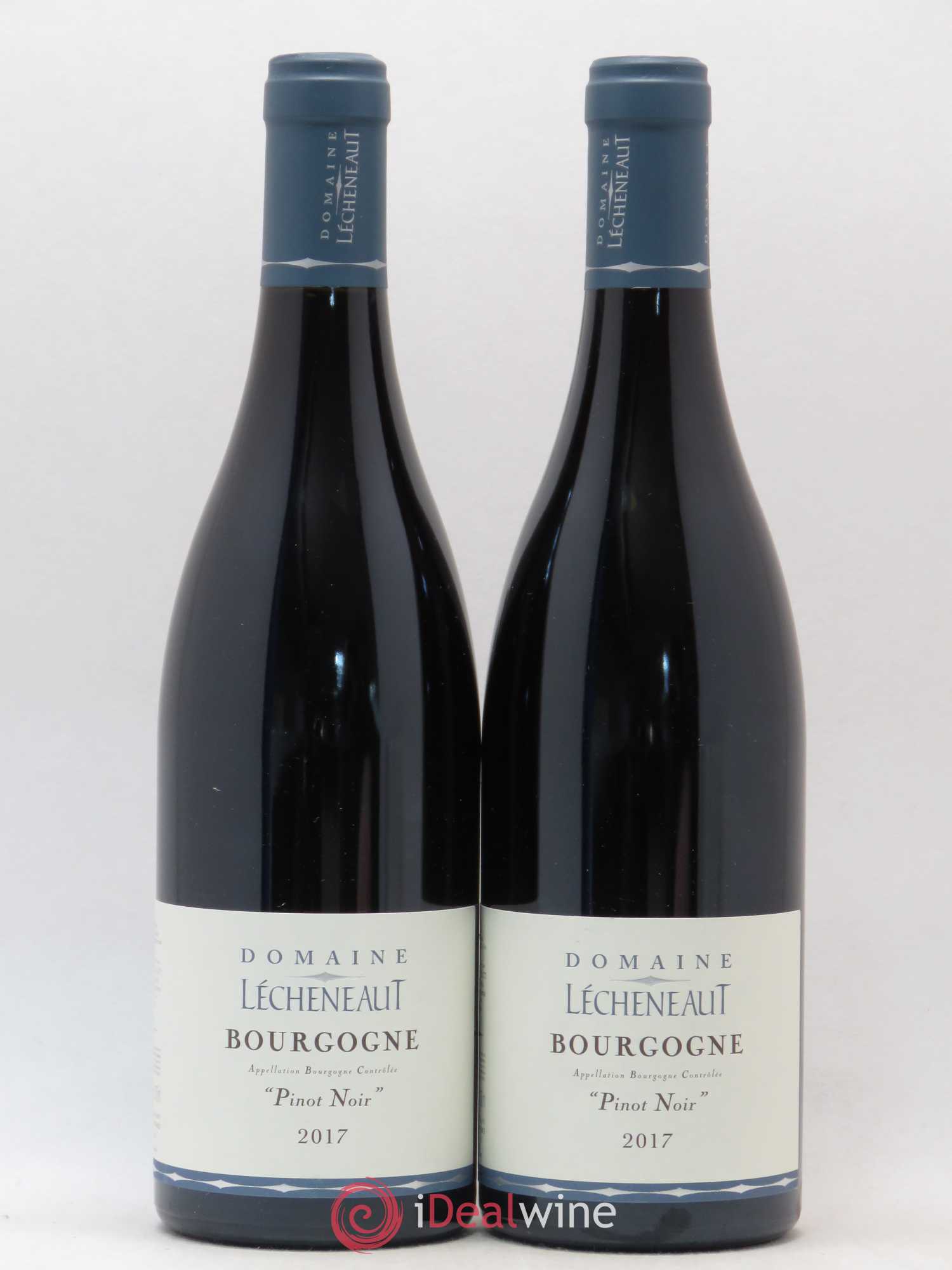 Bourgogne Lécheneaut (Domaine) Pinot Noir  2017 - Lot de 2 bouteilles - 0