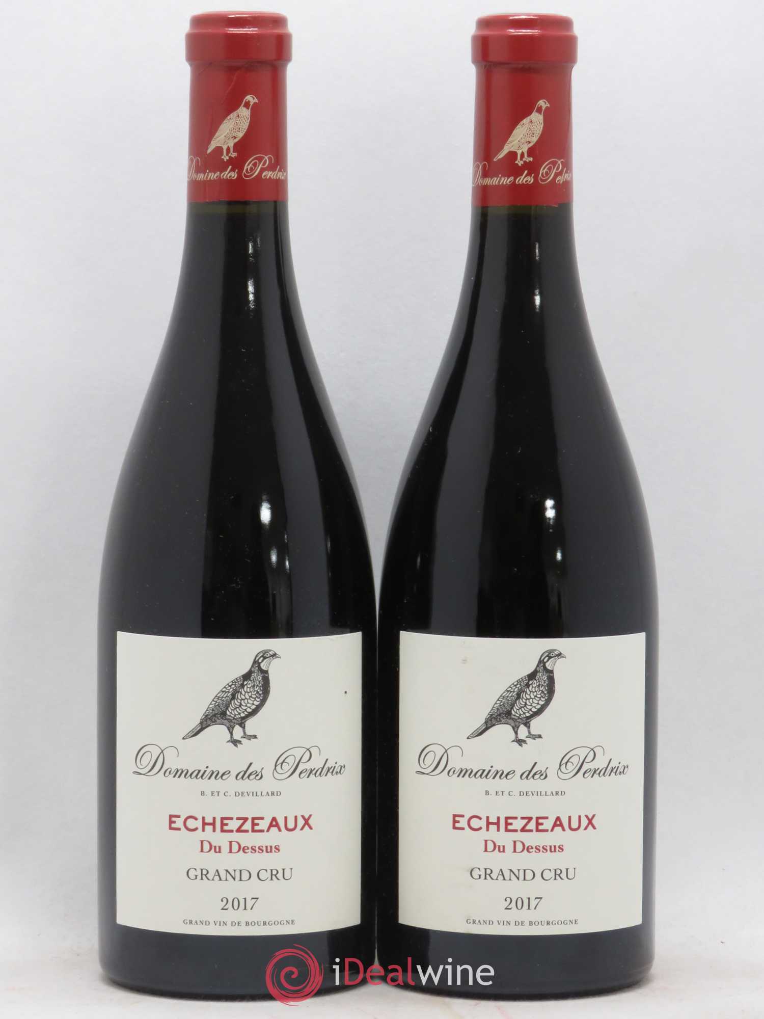 Echezeaux Grand Cru Du dessus Perdrix (Domaine des)  (no reserve) 2017 - Lot of 2 bottles - 0