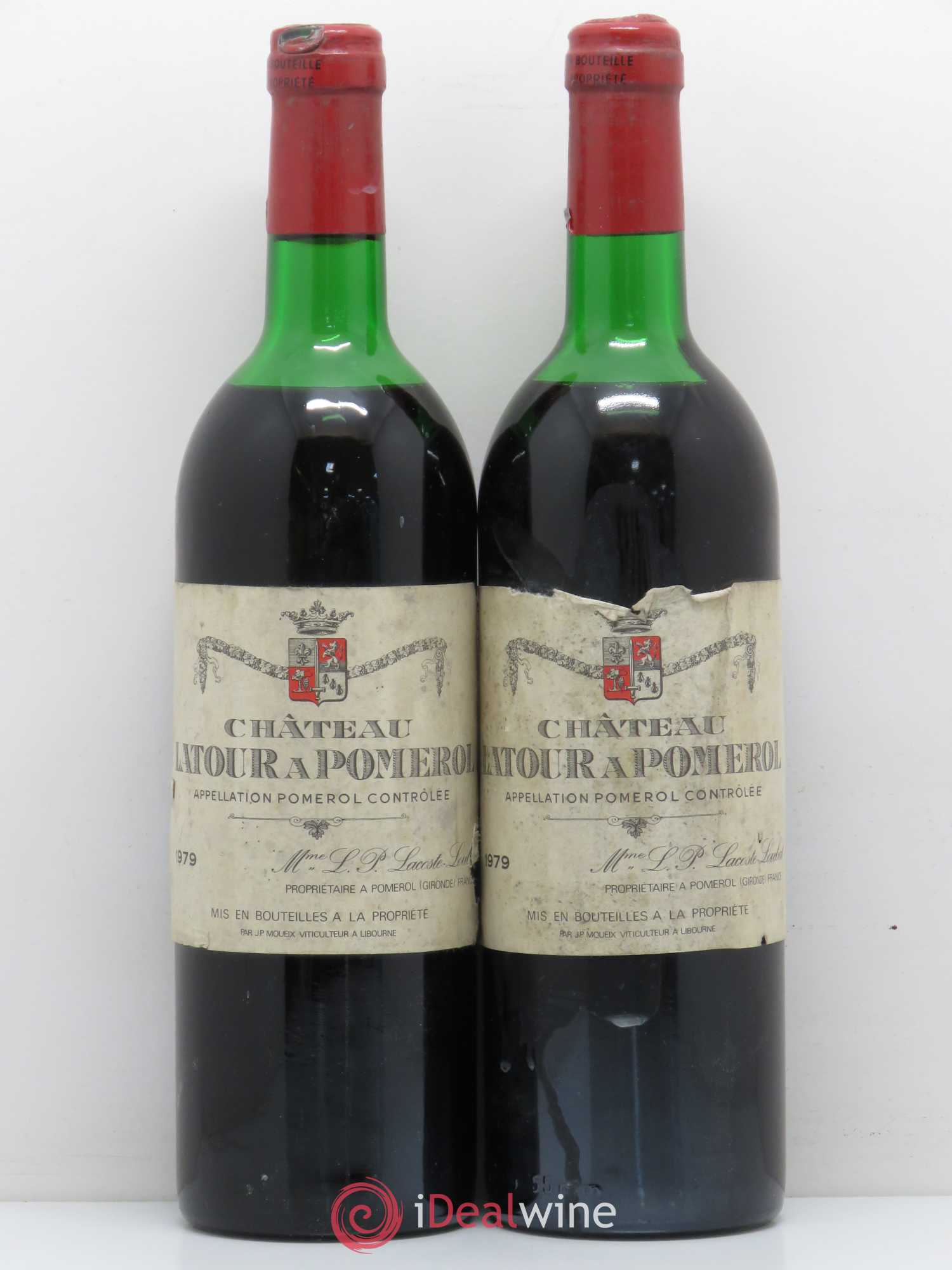 Château Latour à Pomerol  (sans prix de réserve) 1979 - Lot de 5 bouteilles - 2