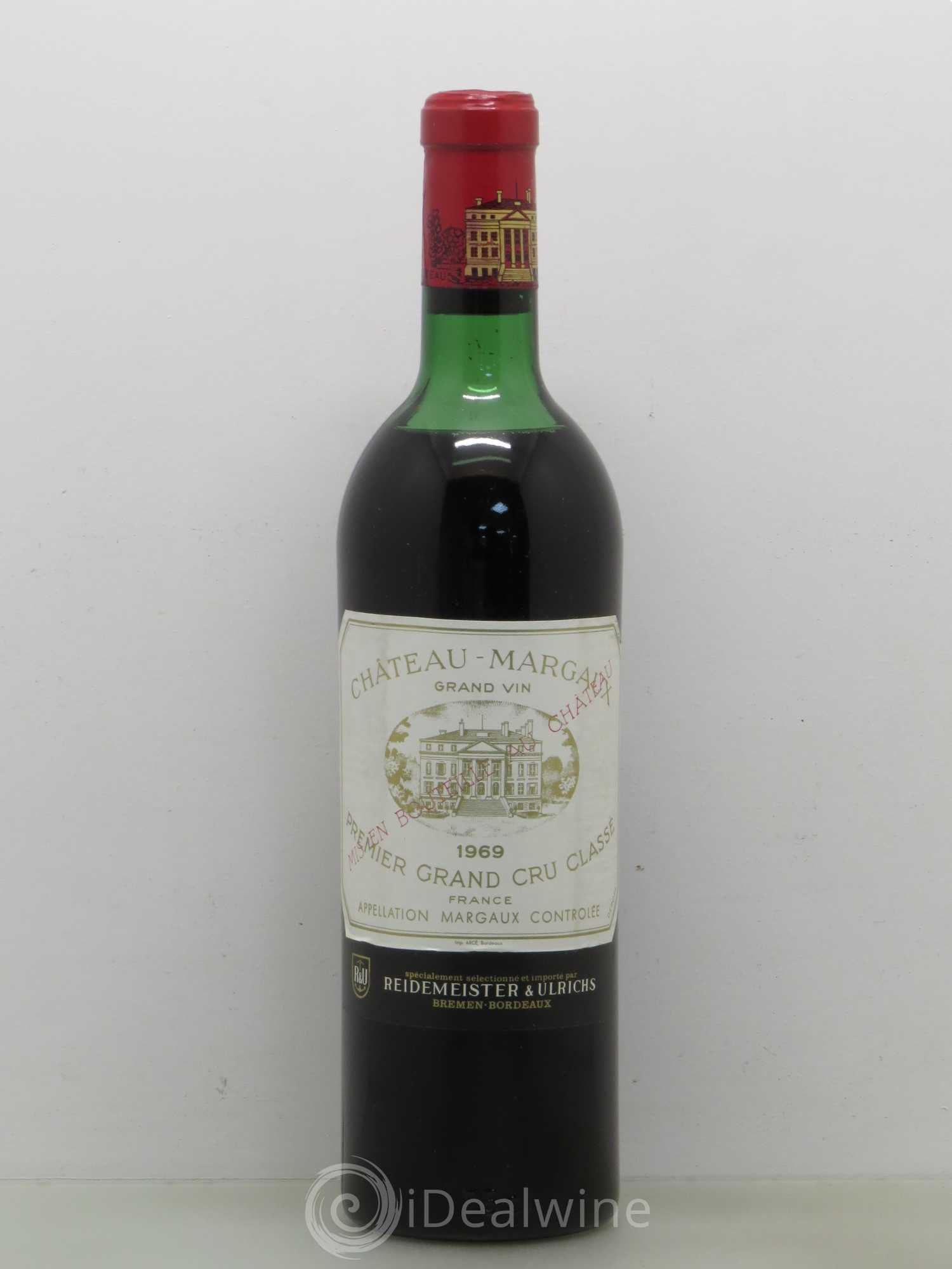 Château Margaux 1er Grand Cru Classé 1969 - Lot of 1 bottle - 0