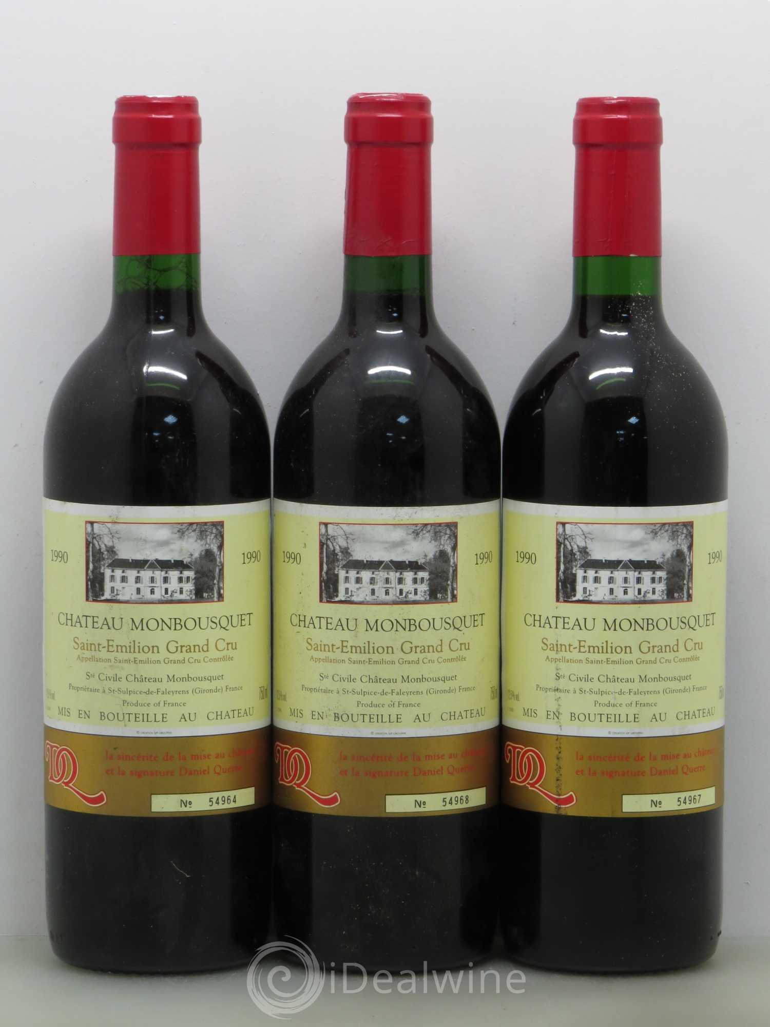 Château Monbousquet Grand Cru Classé 1990 - Lot of 6 bottles - 2