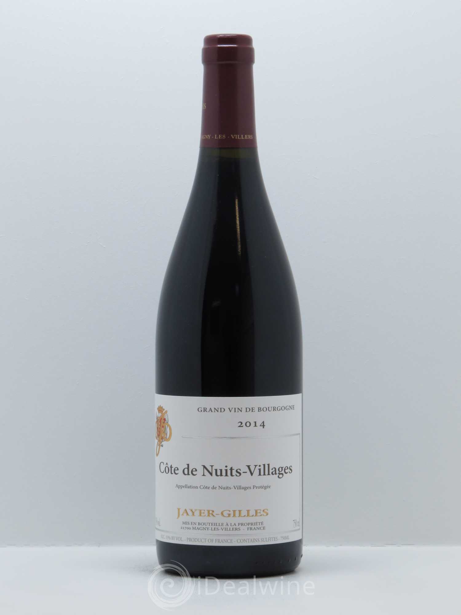 Côte de Nuits-Villages Hoffmann-Jayer (anciennement Jayer-Gilles) 2014 - Lot de 1 bouteille - 0