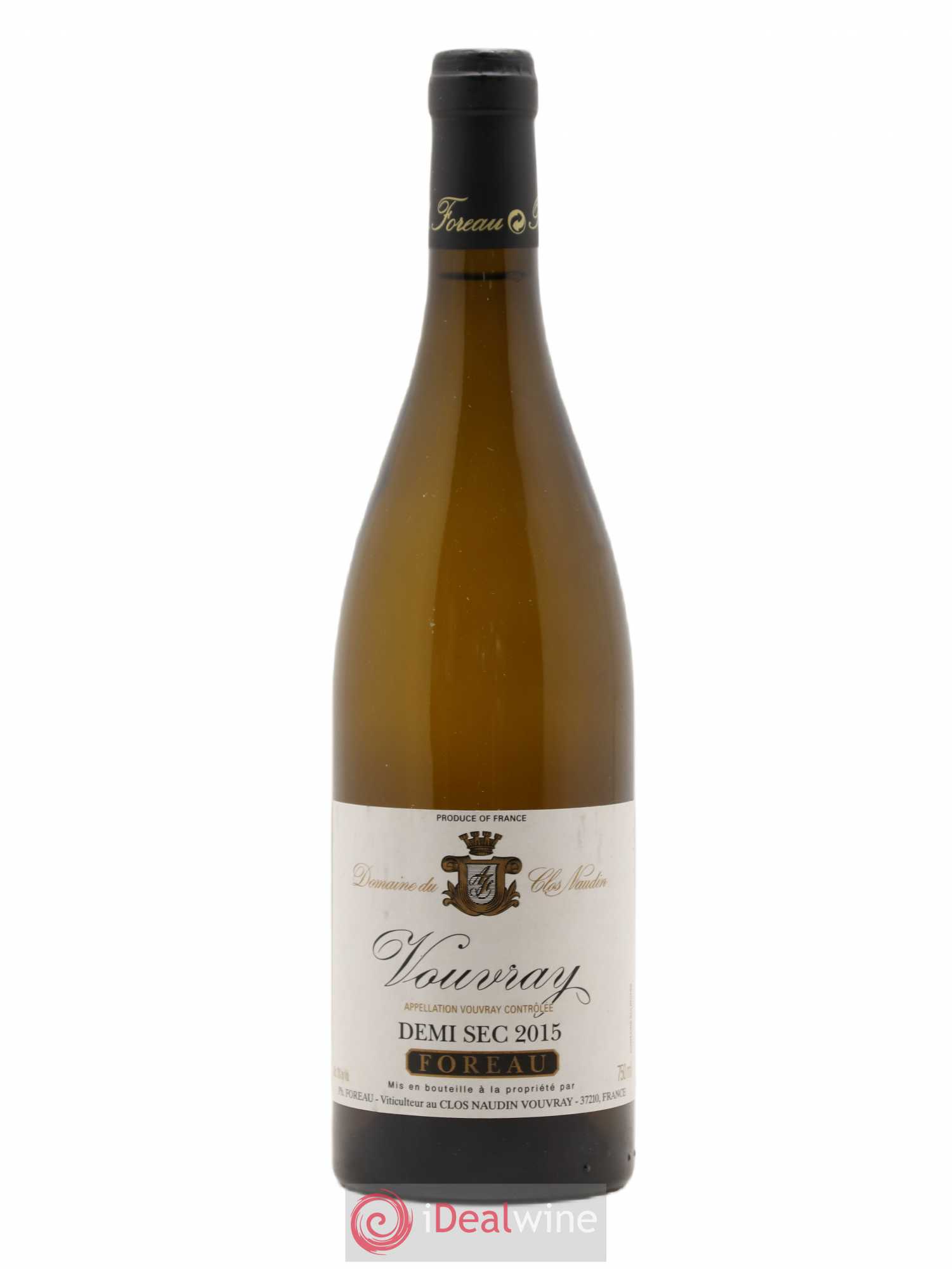 Vouvray Demi-Sec Clos Naudin - Philippe Foreau 2015 - Lot de 1 bouteille - 0