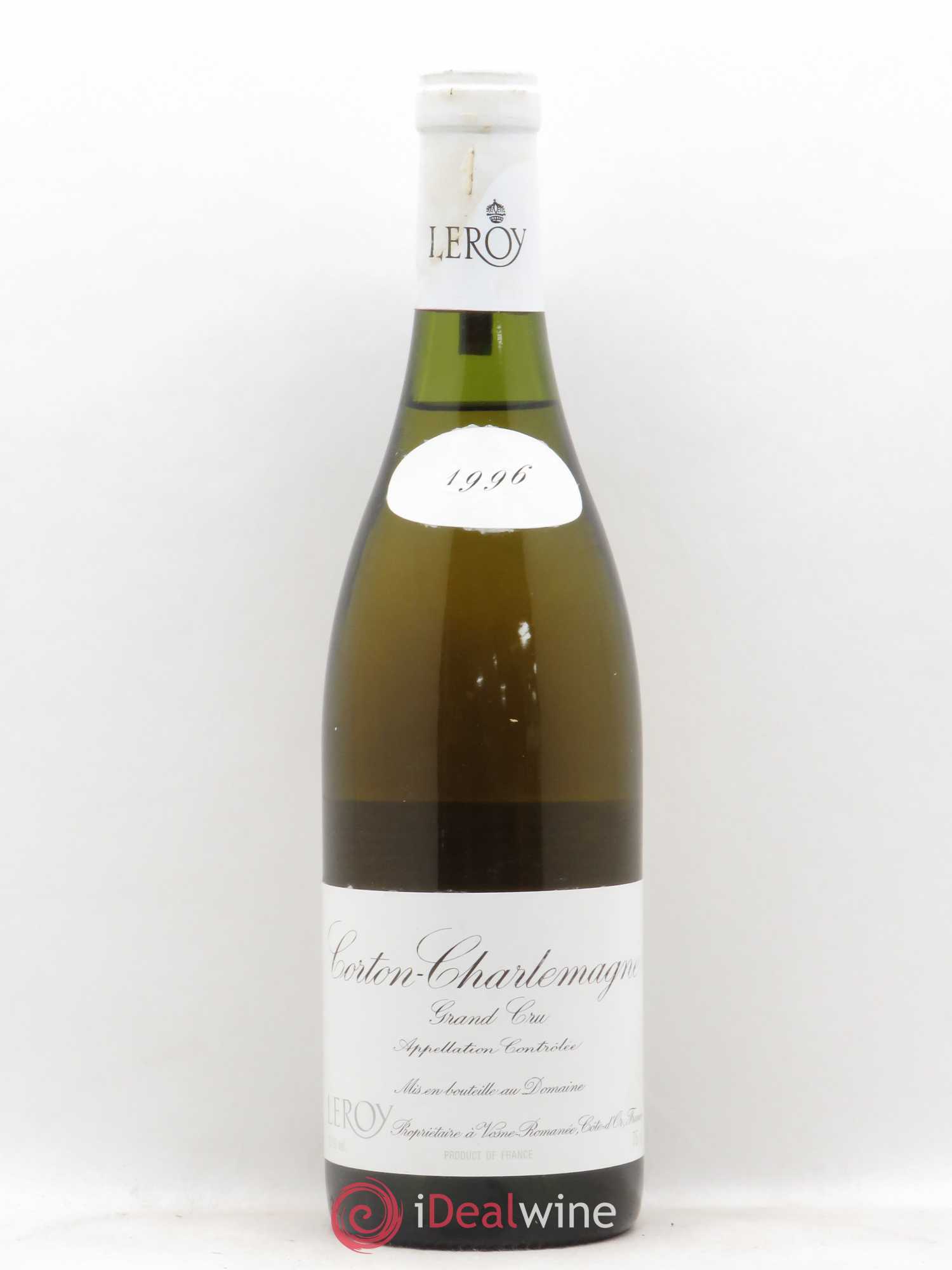 Corton-Charlemagne Grand Cru Leroy (Domaine) 1996 - Lot de 1 bouteille - 0