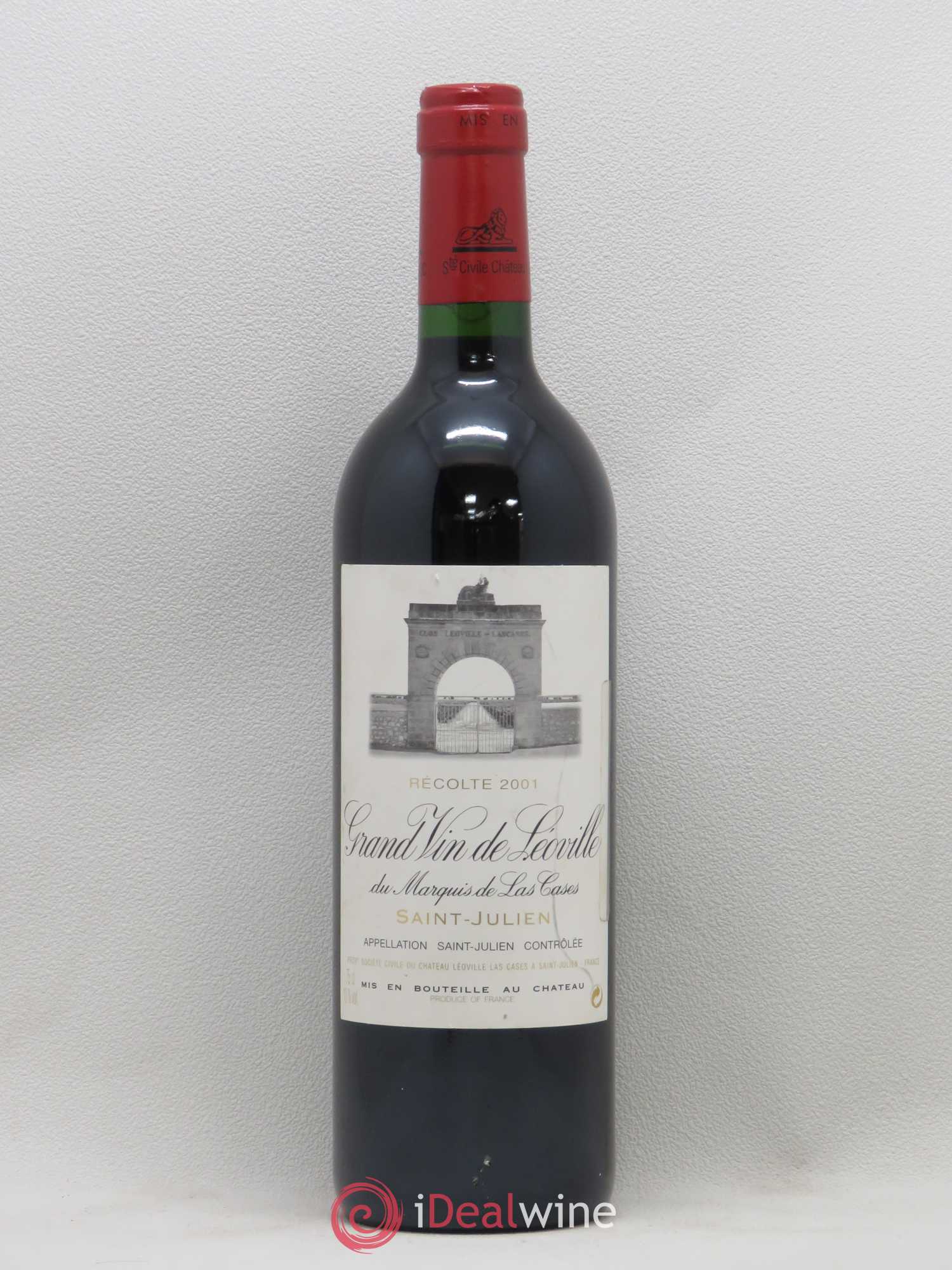 Château Léoville Las Cases 2ème Grand Cru Classé 2001 - Lot of 1 bottle - 0