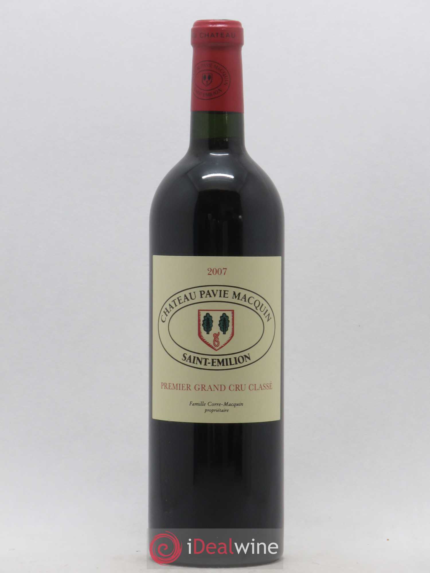 Château Pavie Macquin 1er Grand Cru Classé B 2007 - Lot de 1 bouteille - 0