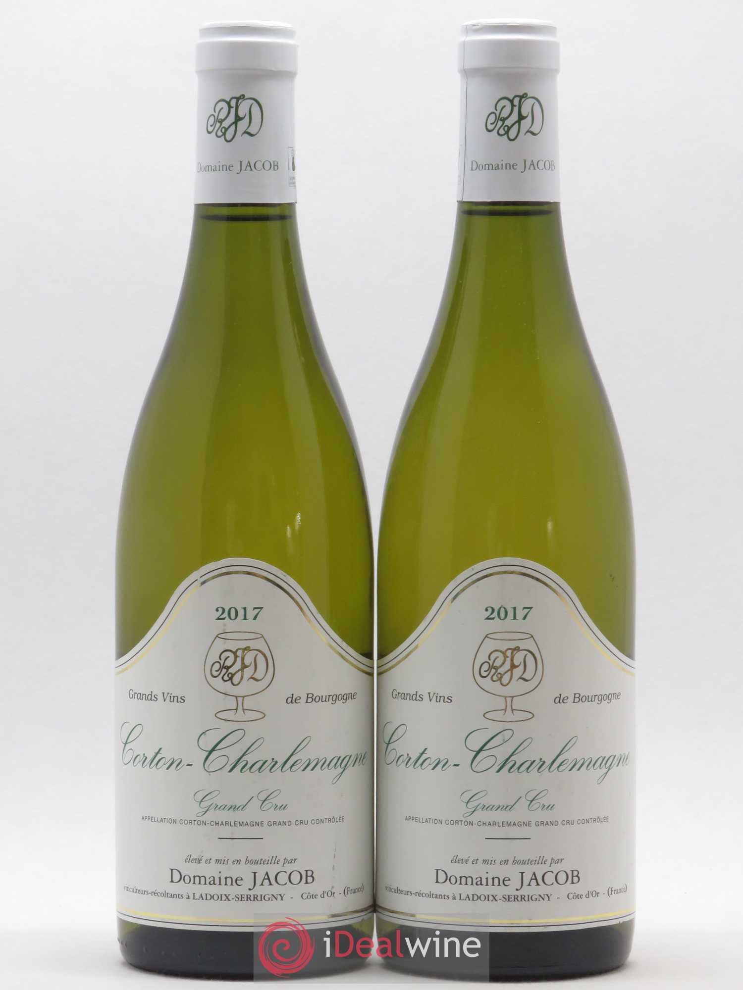 Corton-Charlemagne Grand Cru Domaine Jacob 2017 - Lot de 2 bouteilles - 0