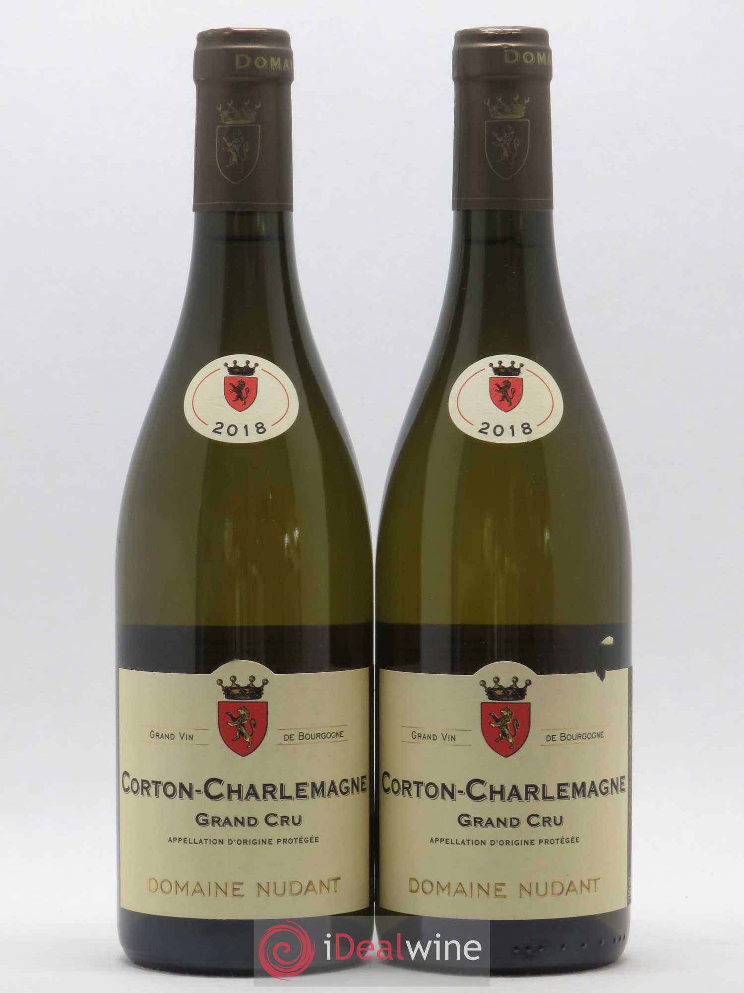 Corton-Charlemagne Grand Cru Domaine Nudant 2018 - Lot of 2 bottles - 0