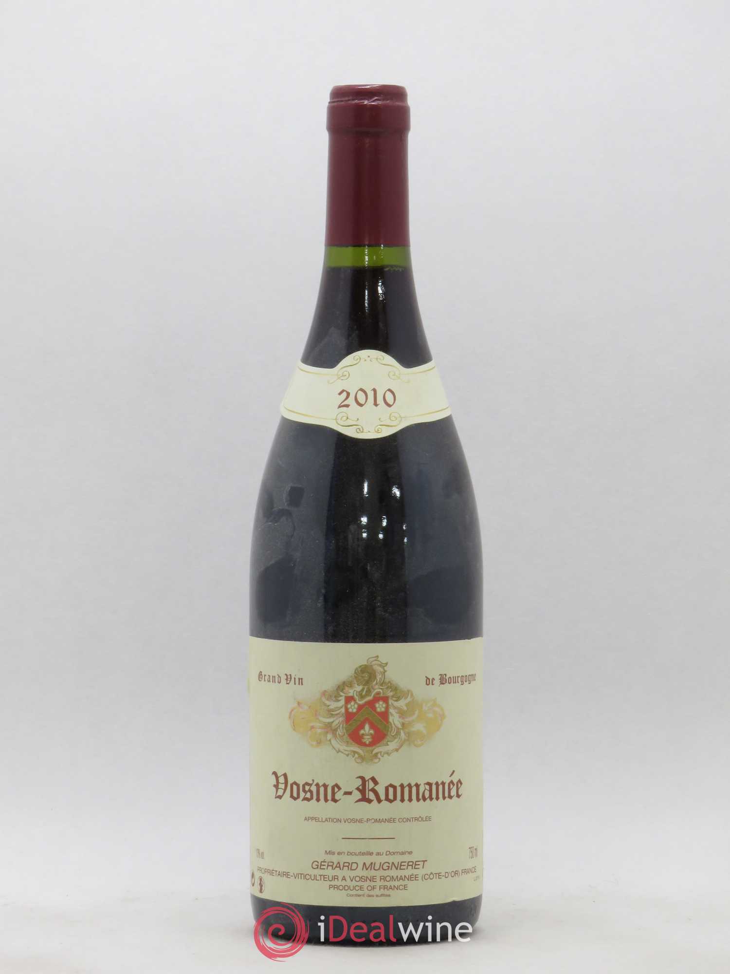 Vosne-Romanée Domaine Gérard Mugneret 2010 - Lot de 1 bouteille - 0