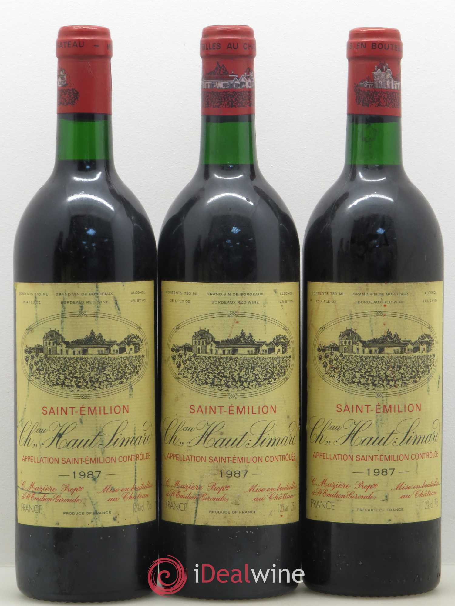 Château Haut-Simard 1987 - Lot de 5 bouteilles - 2