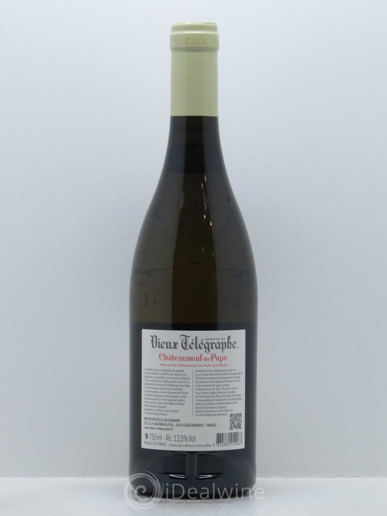 Châteauneuf-du-Pape Vieux Télégraphe (Domaine du) Vignobles Brunier 2015 - Lotto di 1 bottiglia - 1