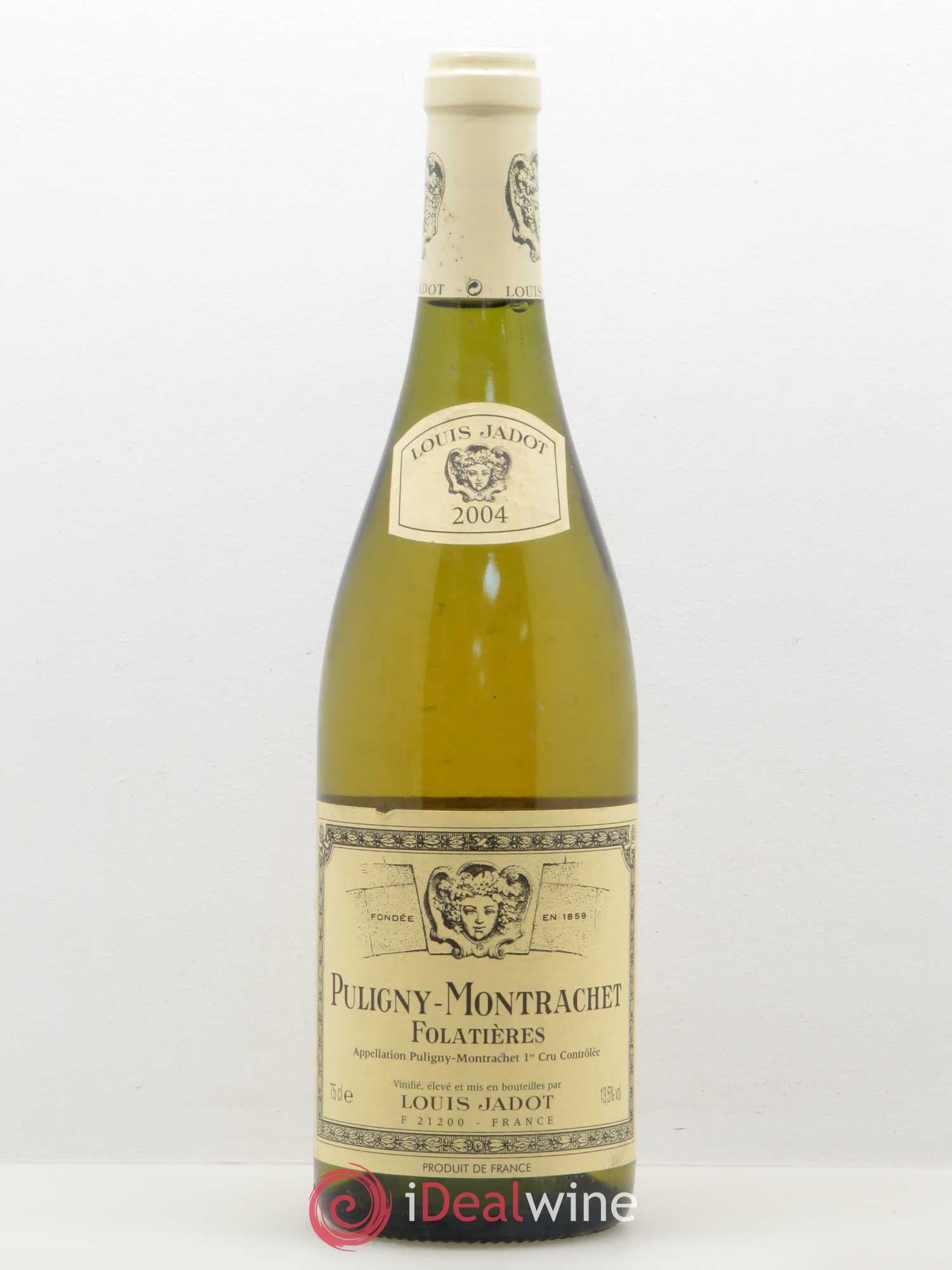 Puligny-Montrachet 1er Cru Les Folatières Domaine Louis Jadot 2004 - Lot de 1 bouteille - 0