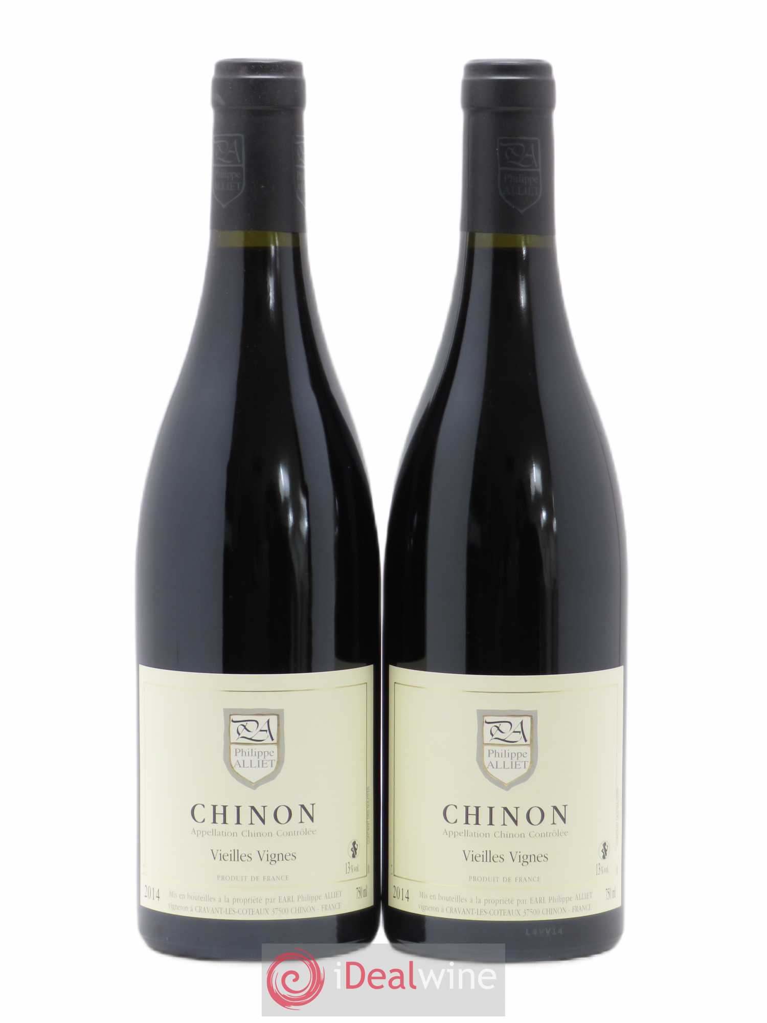 Chinon Vieilles Vignes Philippe Alliet  (no reserve) 2014 - Lot of 2 bottles - 0