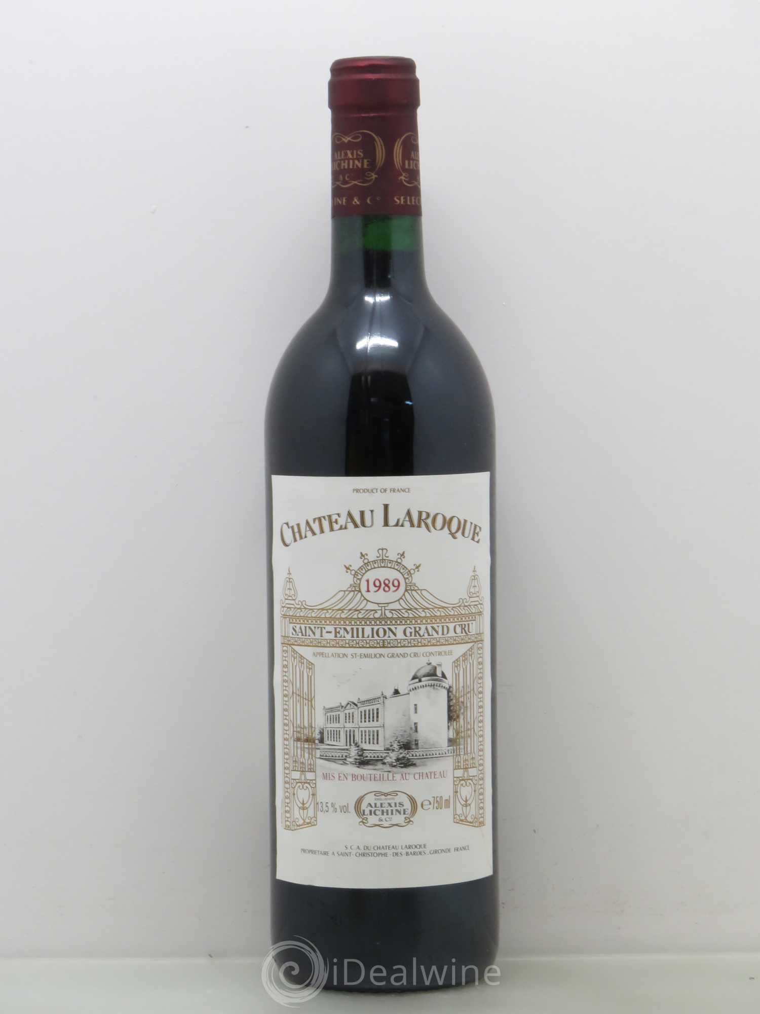 Château Laroque Grand Cru Classé 1989 - Lot de 1 bouteille - 0