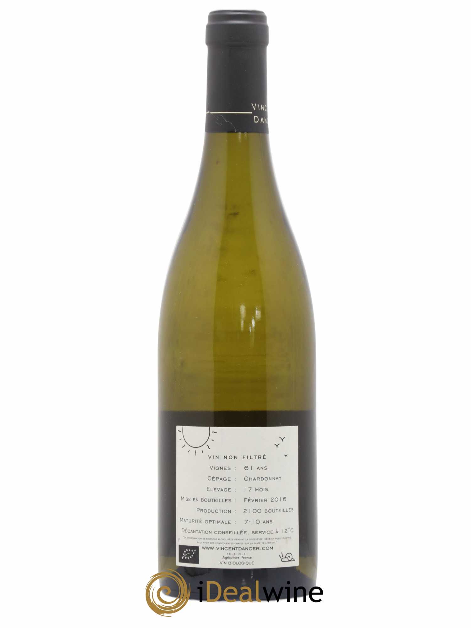 Chassagne-Montrachet 1er Cru (Morgeot) Tête du Clos Vincent Dancer 2014 - Lot de 1 bouteille - 1