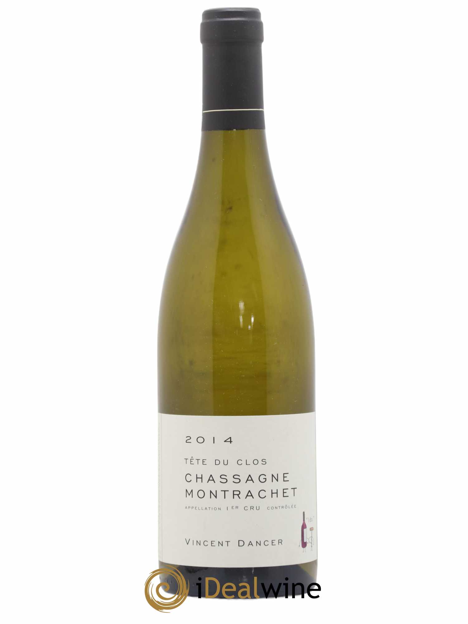 Chassagne-Montrachet 1er Cru (Morgeot) Tête du Clos Vincent Dancer 2014 - Lot de 1 bouteille - 0