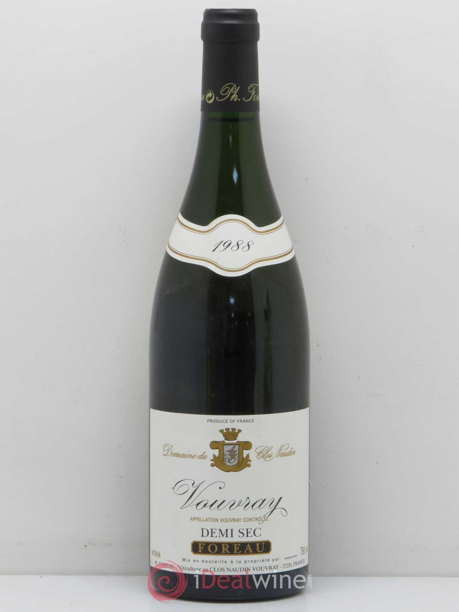 Vouvray Demi-Sec Clos Naudin - Philippe Foreau 1988 - Lot of 1 bottle - 0