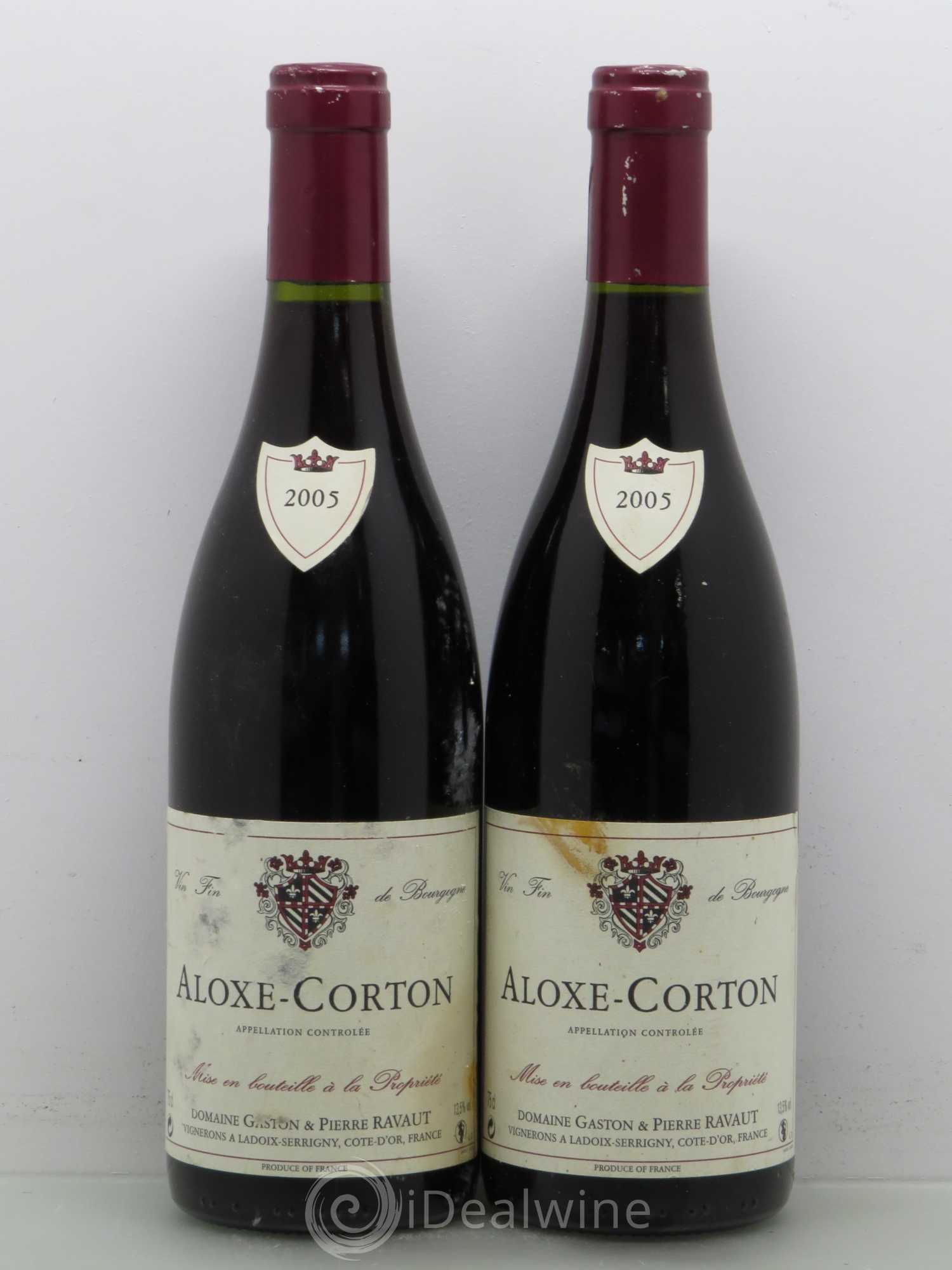 Aloxe-Corton Domaine Gaston Ravault 2005 - Lot de 2 bouteilles - 0