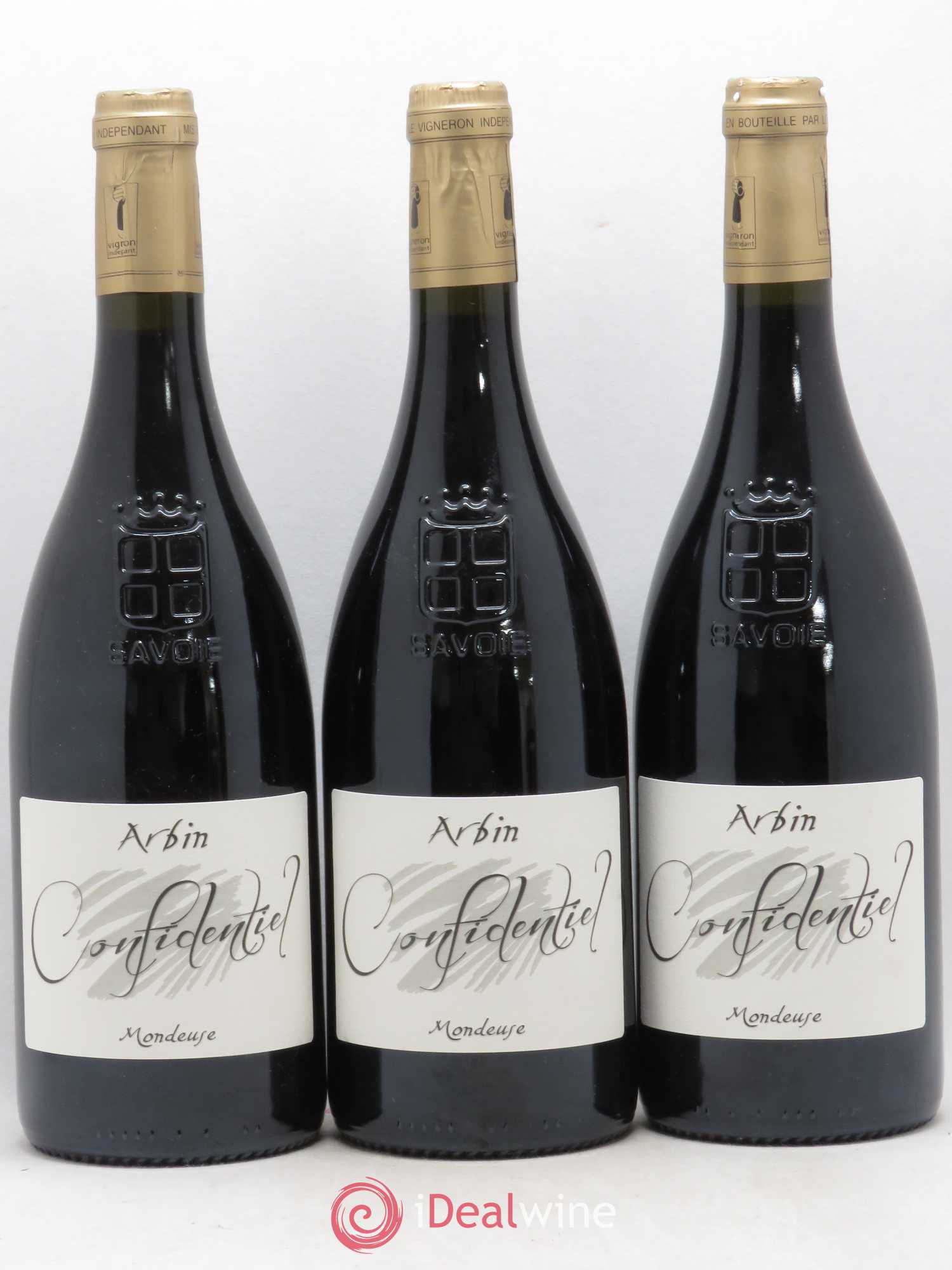 Vin de Savoie Arbin Mondeuse Confidentiel Trosset  (sans prix de réserve) 2015 - Lot de 3 bouteilles - 0