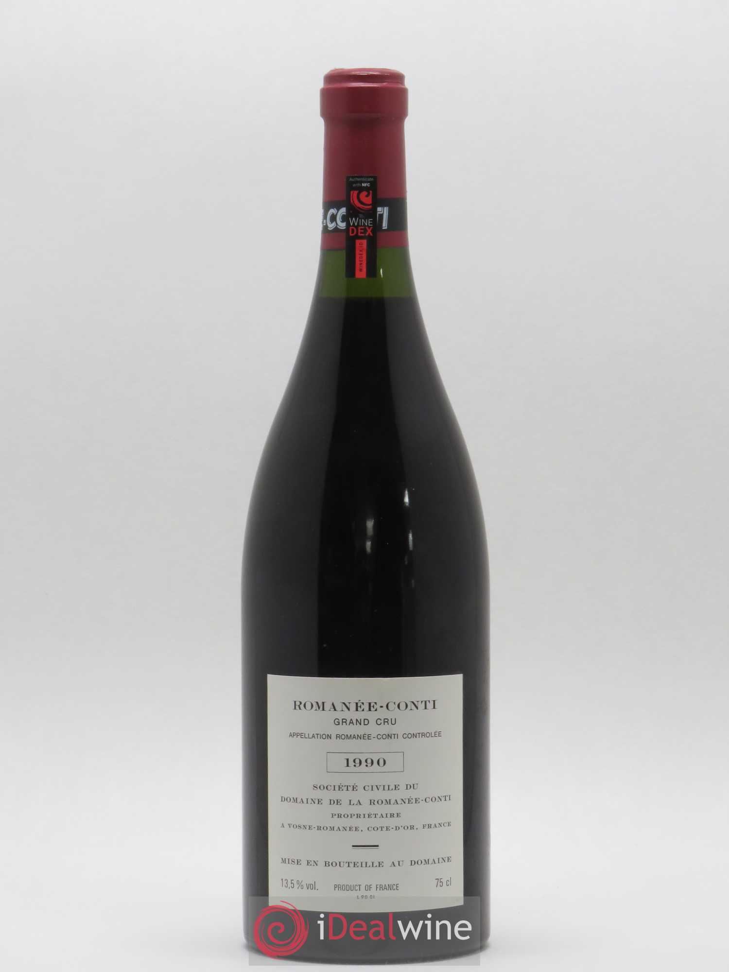 Romanée-Conti Grand Cru Domaine de la Romanée-Conti 1990 - Lot de 1 bouteille - 1