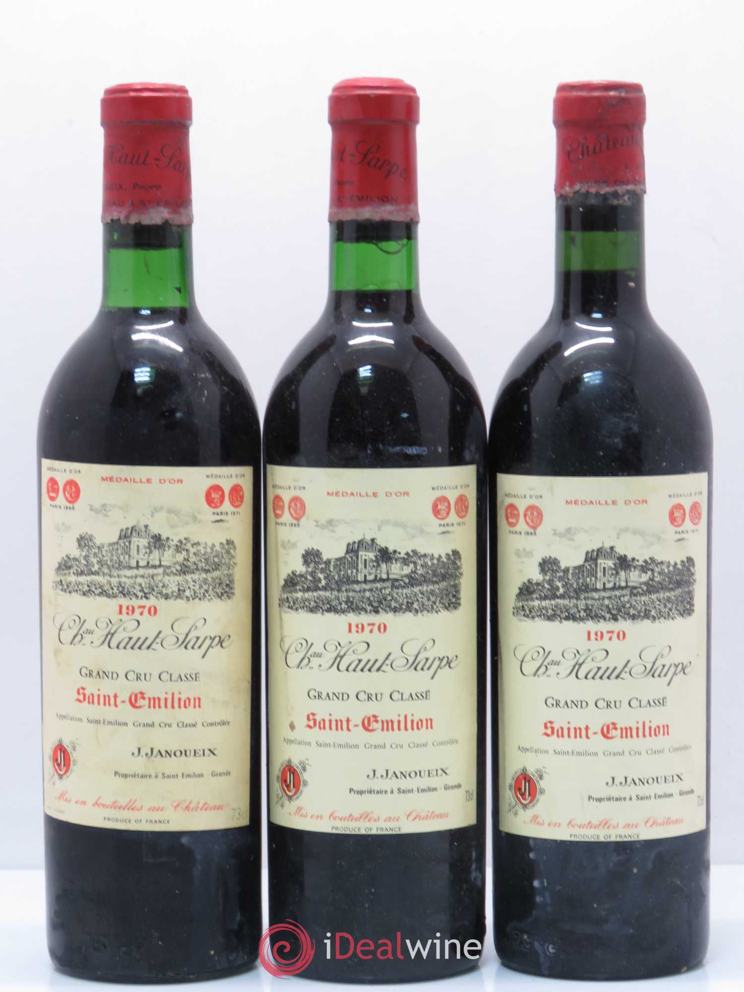 Château Haut Sarpe Grand Cru Classé 1970 - Lot de 6 bouteilles - 2