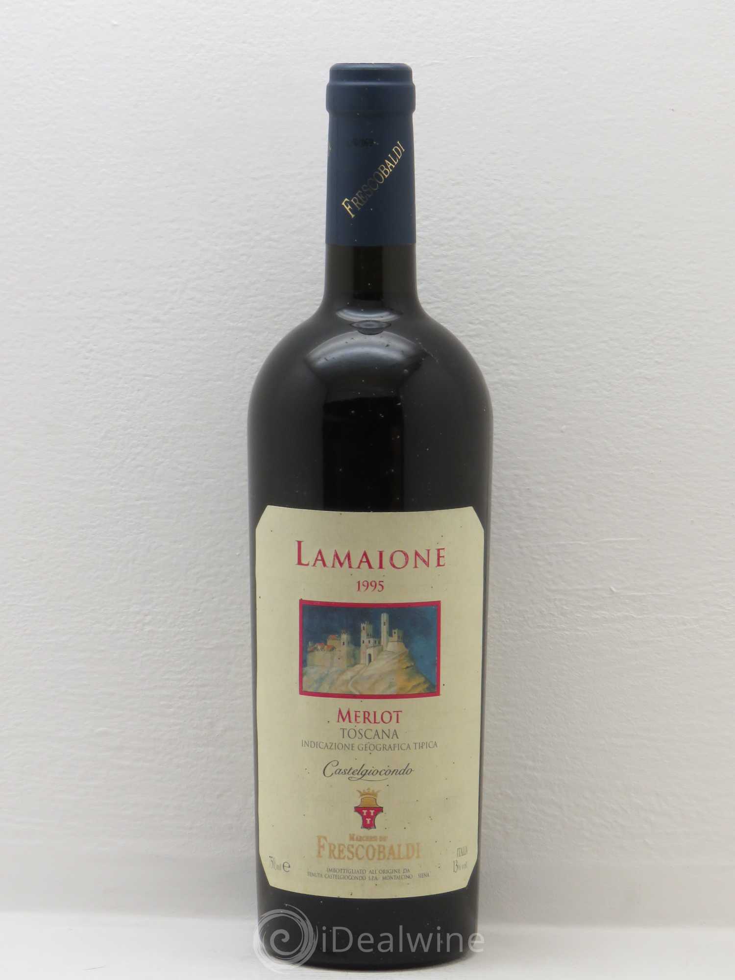 Italie lamaione marchesi de frescobaldi Merlot 1995 - Lot of 1 bottle - 0