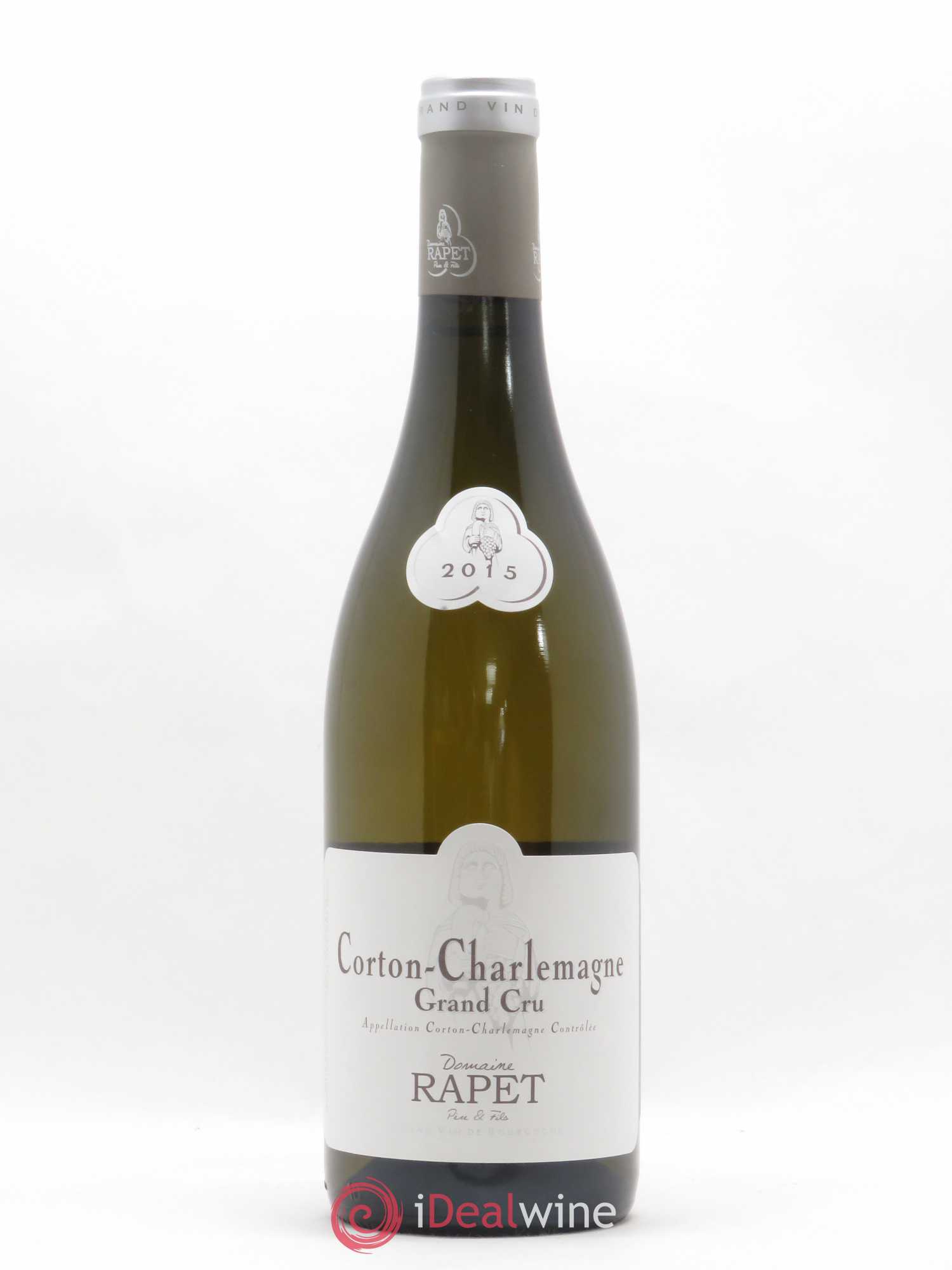 Corton-Charlemagne Grand Cru Rapet Père & Fils 2015 - Lot de 1 bouteille - 0