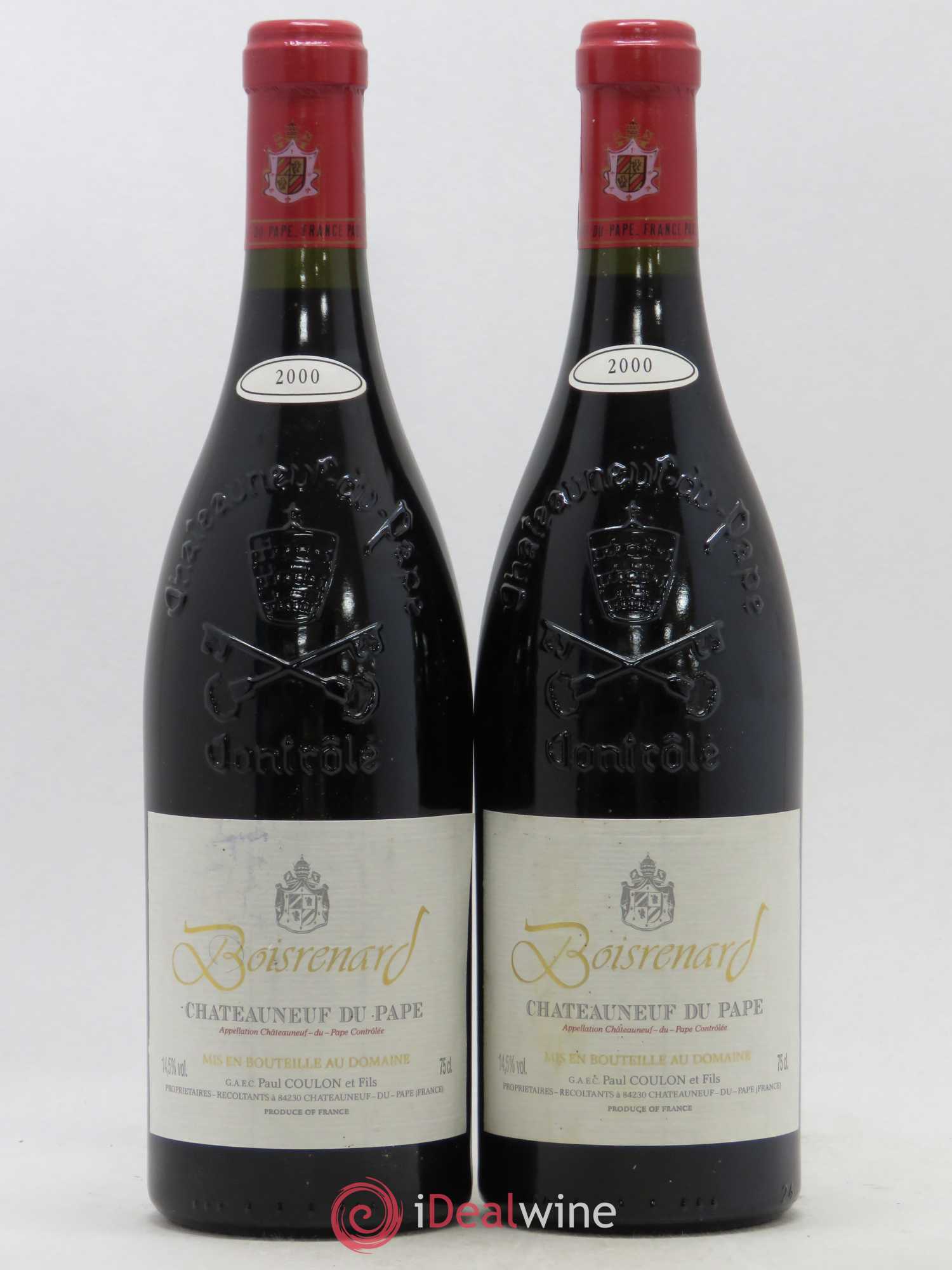 Châteauneuf-du-Pape Cuvée Boisrenard Beaurenard (Domaine de) 2000 - Lot de 2 bouteilles - 0