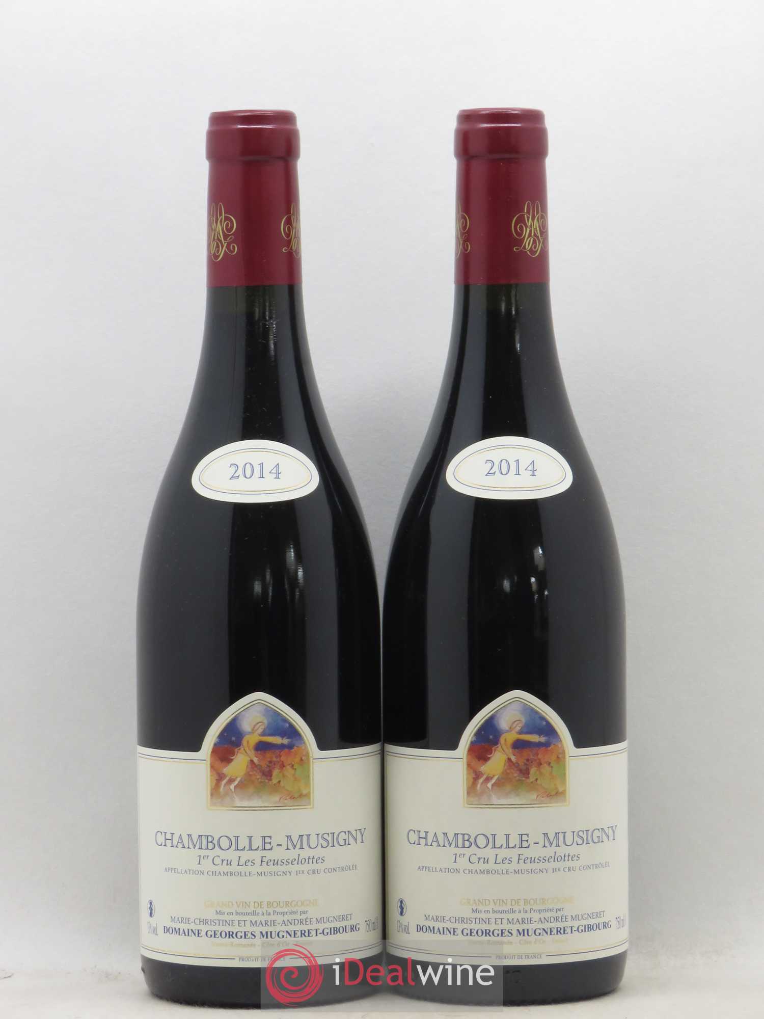 Chambolle-Musigny 1er Cru Les Feusselottes Mugneret-Gibourg (Domaine) 2014 - Lot of 2 bottles - 0