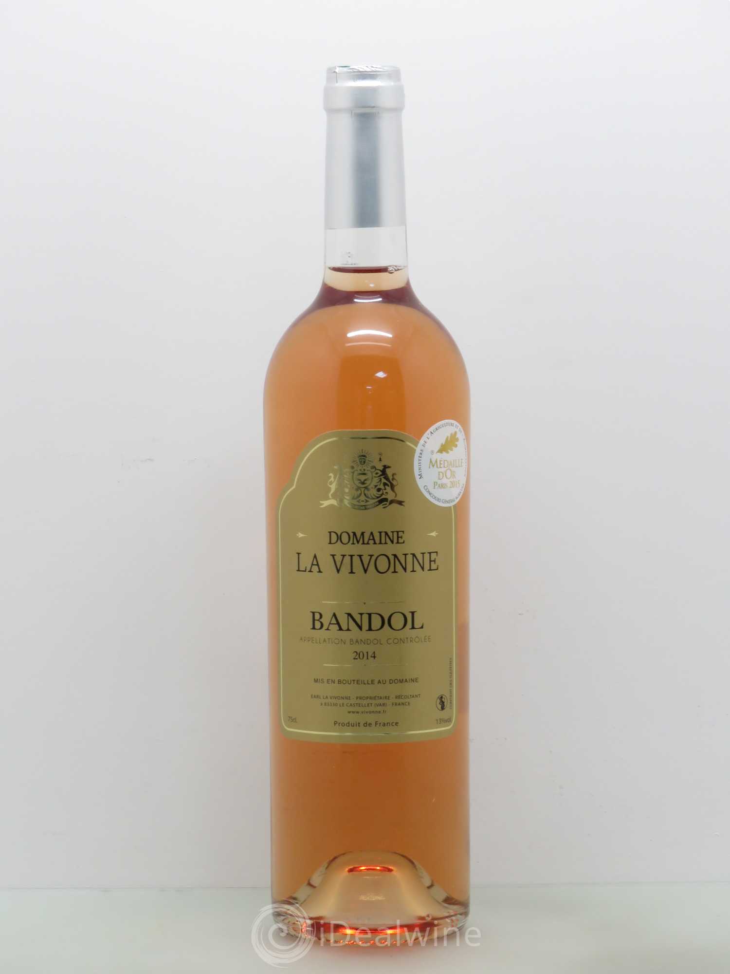 Bandol Domaine De La Vivonne (sans prix de réserve) 2014 - Lot de 1 bouteille - 0