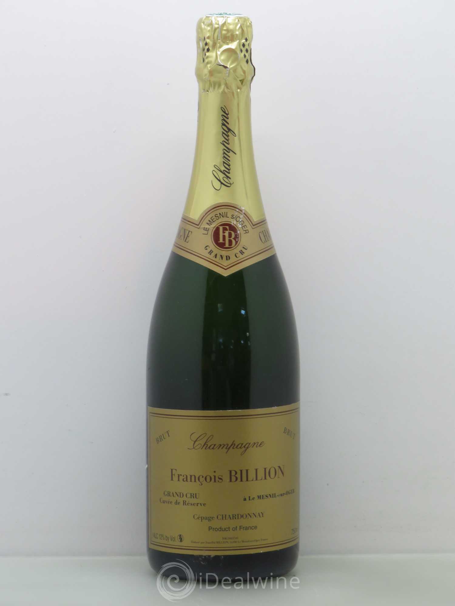 Champagne Francois Billon Cuvée de réserve - Lot of 1 bottle - 0