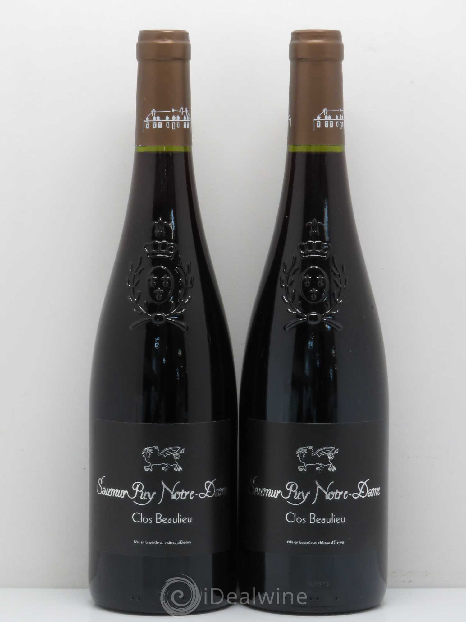 Saumur Puy Notre Dame Clos Beaulieu Chateau D'Eternes (sans prix de réserve) 2013 - Lot de 2 bouteilles - 0