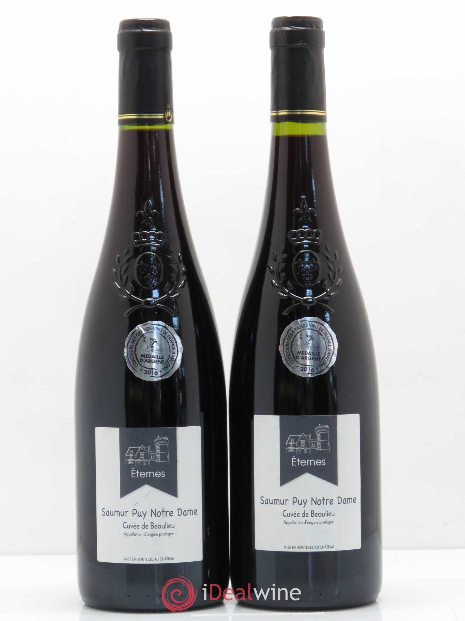 Saumur Puy Notre Dame Chateau d'Eternes Cuvée de Beaulieu 2015 - Lot de 2 bouteilles - 0