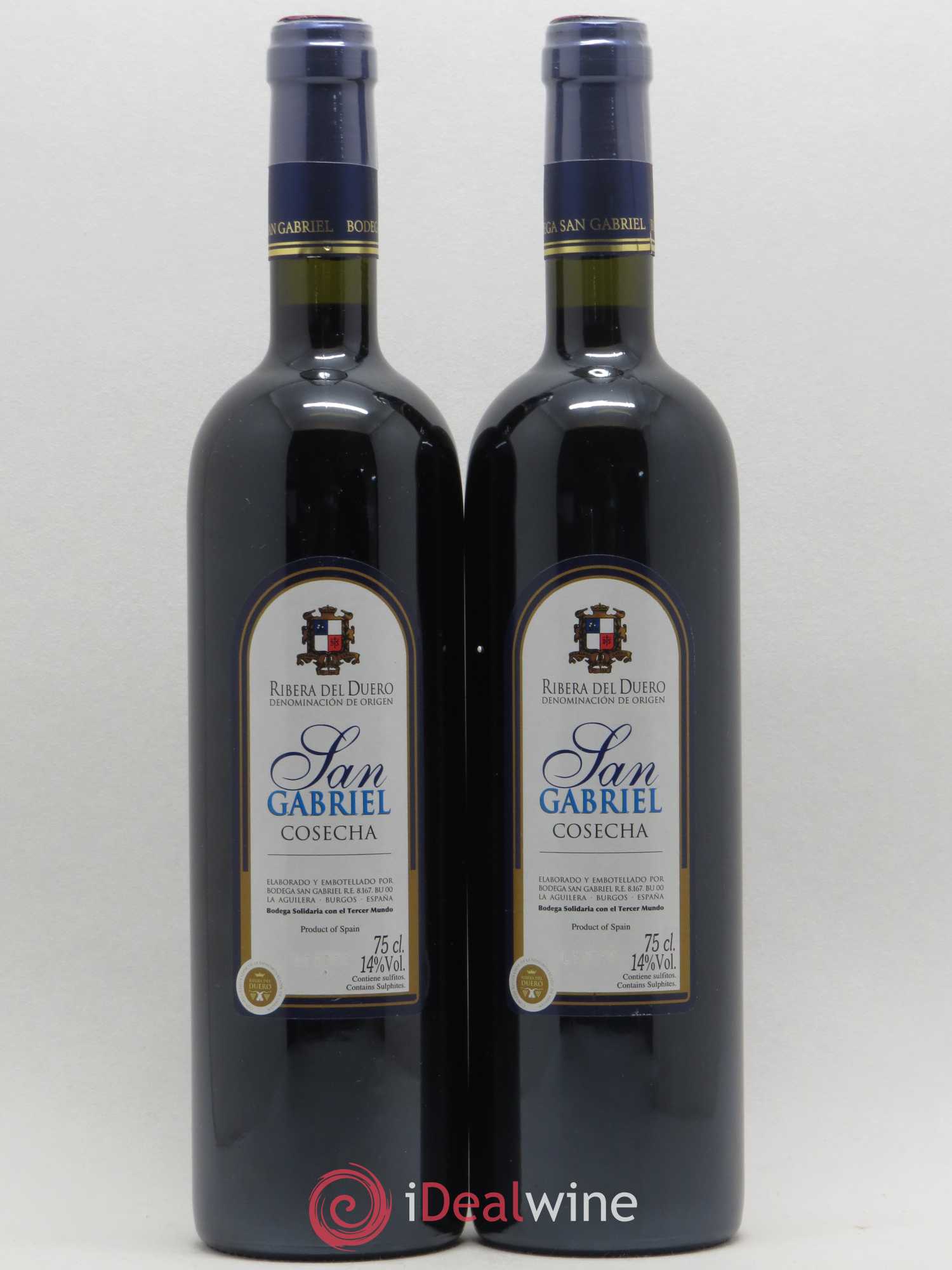 Ribera Del Duero DO Bodega San Gabriel  (no reserve) 2014 - Lot of 2 bottles - 0