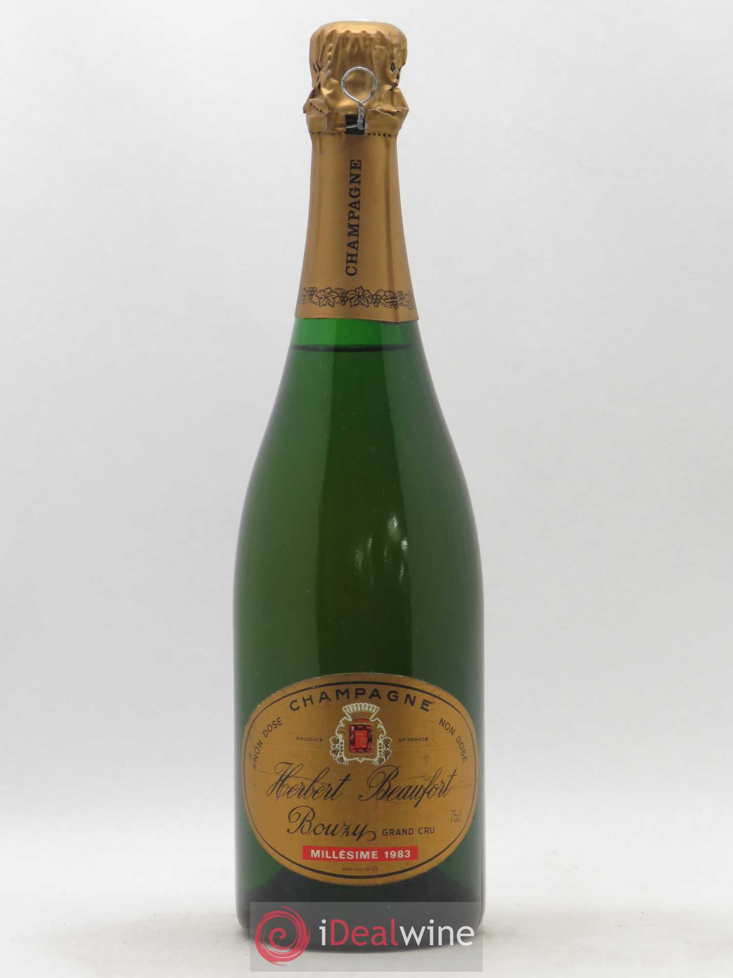 Champagne Non Dosé Herbert Beaufort Bouzy Grand Cru 1983 - Lot of 1 bottle - 0