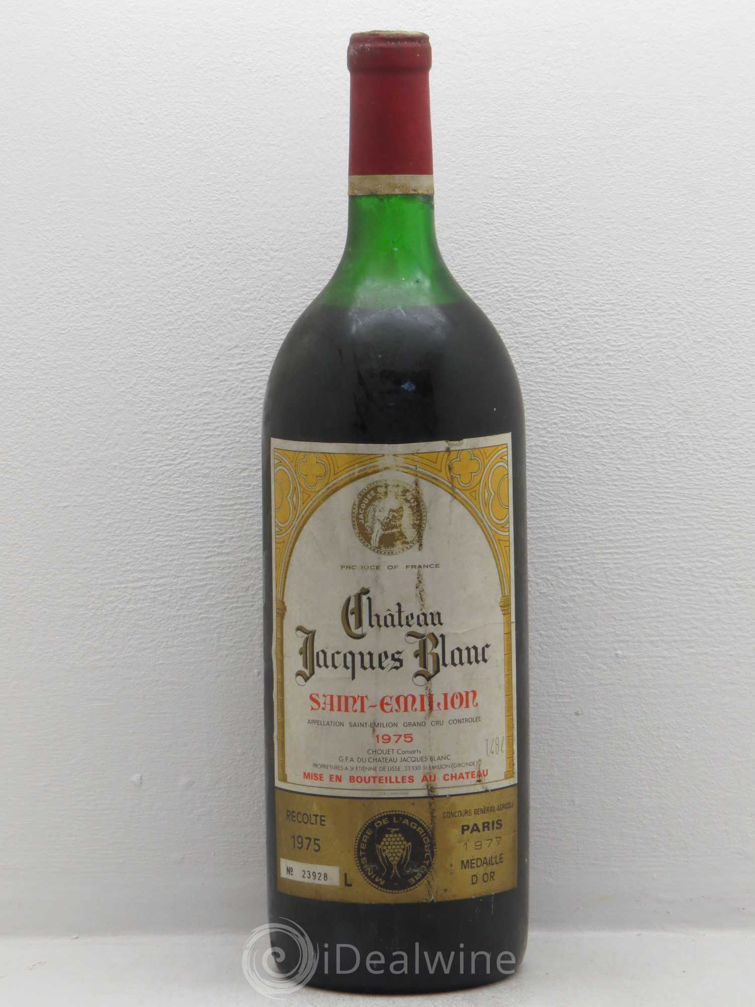 Château Jacques Blanc 1975 - Lot de 1 magnum - 0