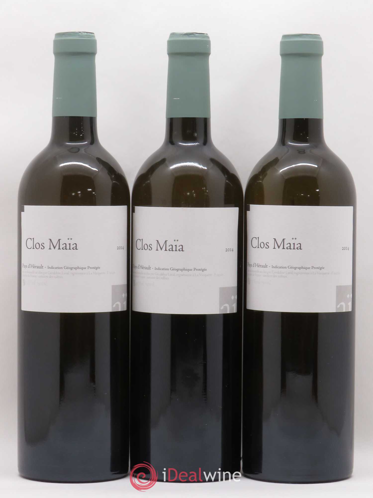 IGP Pays d'Hérault (Vin de Pays de l'Hérault) Clos Maia Geraldine Laval 2014 - Lot of 3 bottles - 0